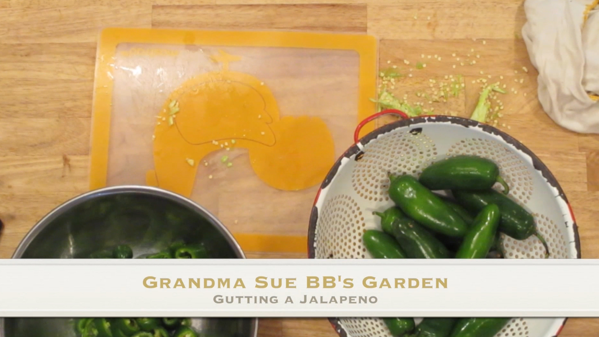 Gutting a Jalapeno