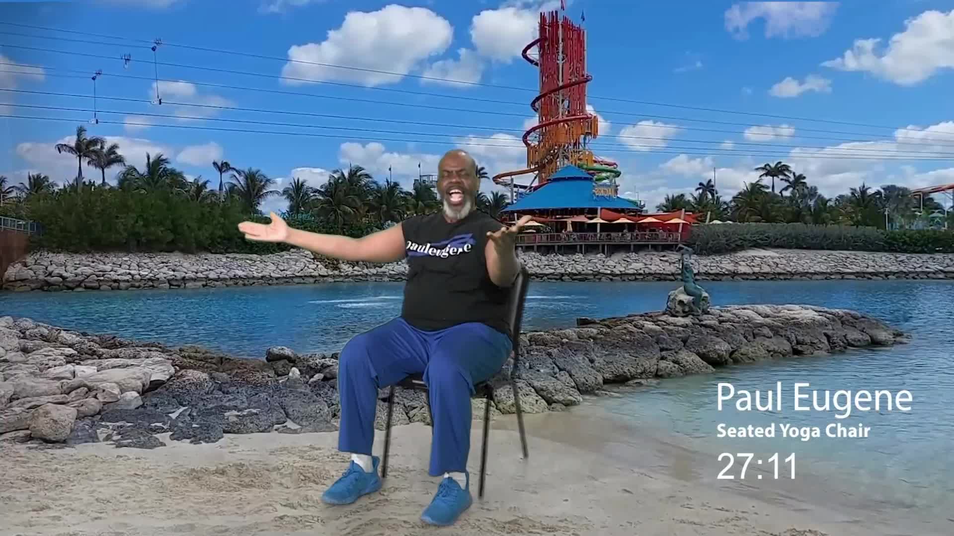 Navigate to Exercising with Paul Eugene: Seated Yoga Chair