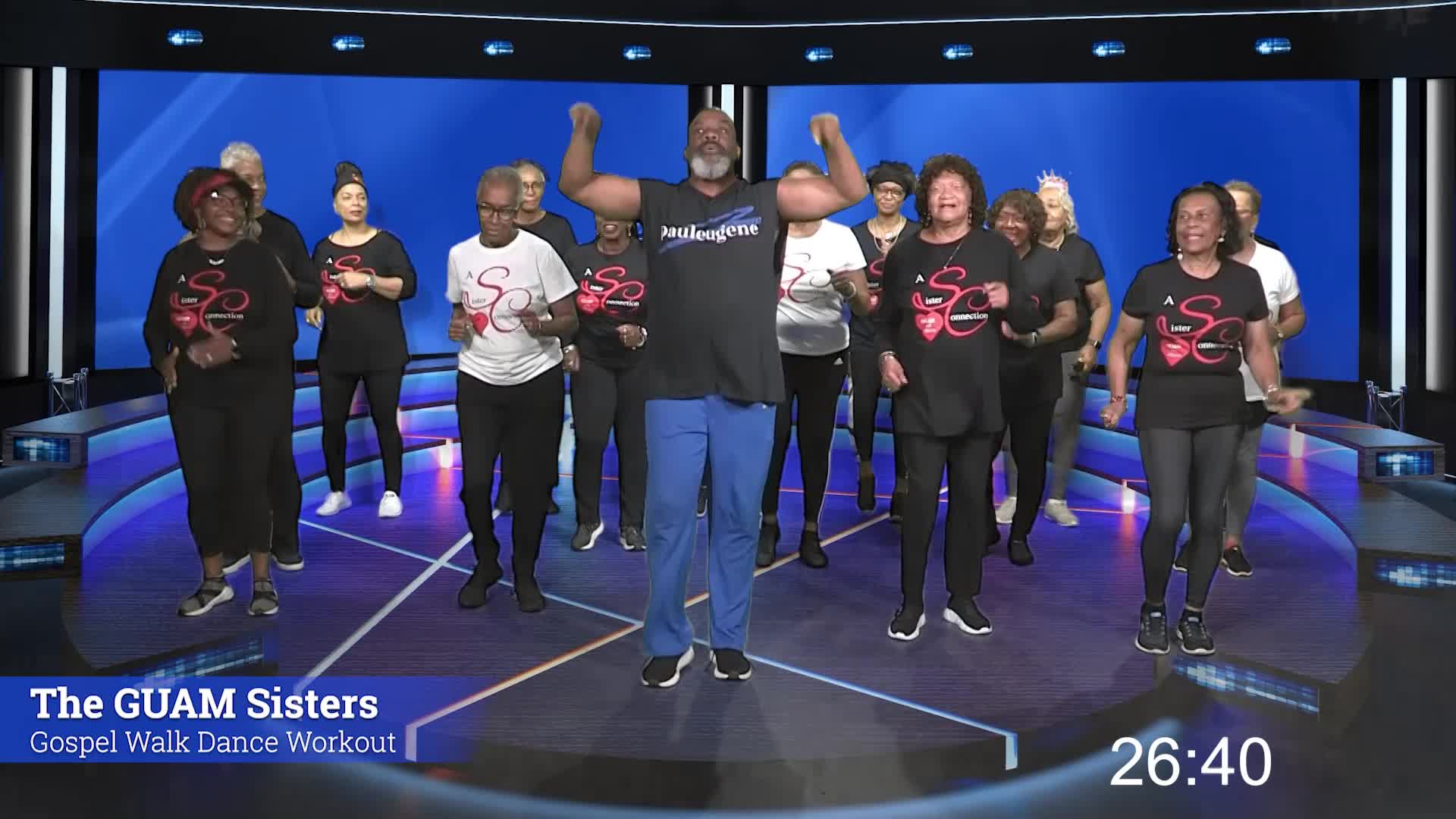 Thumbnail image for Exercising with Paul Eugene: Senior Fitness - Gospel Walk Dance Workout