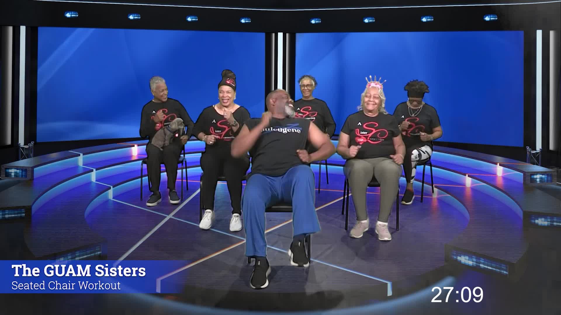 Thumbnail image for Exercising with Paul Eugene: Senior Fitness - Seated Chair Workout