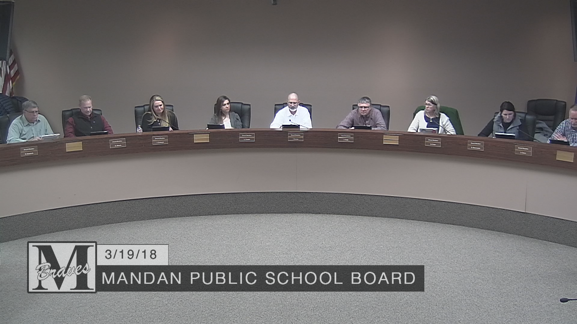 Mandan School Board Replay 3/19/18