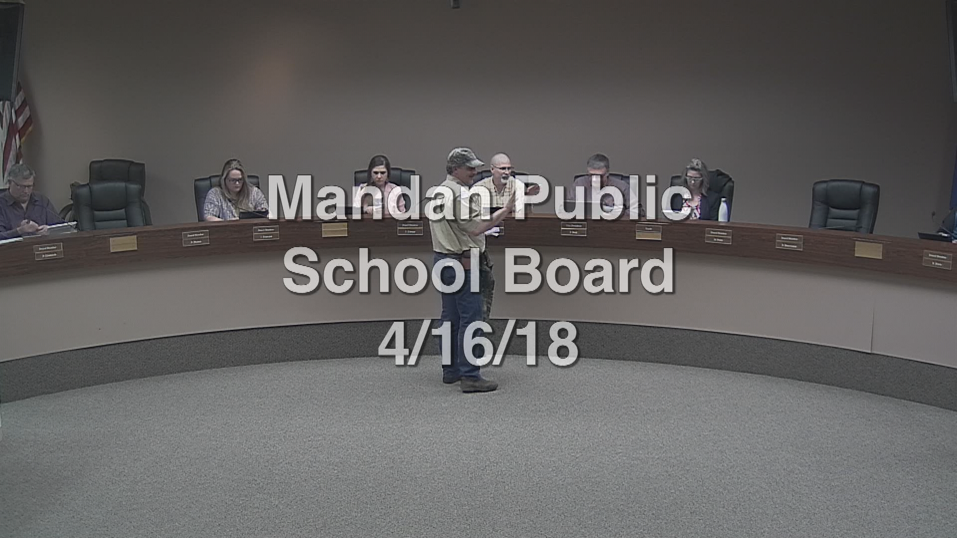 Mandan School Board Replay 4/16/18