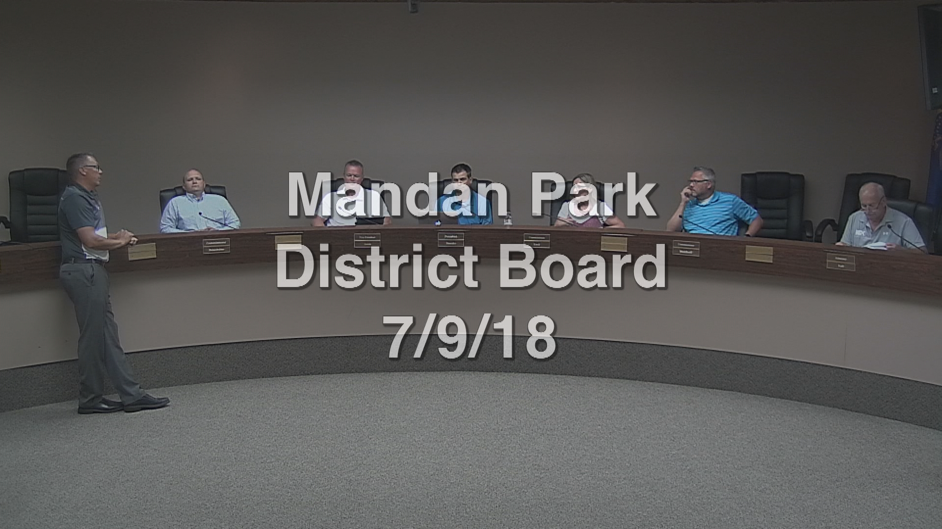 Mandan Park Board Replay 7/9/18