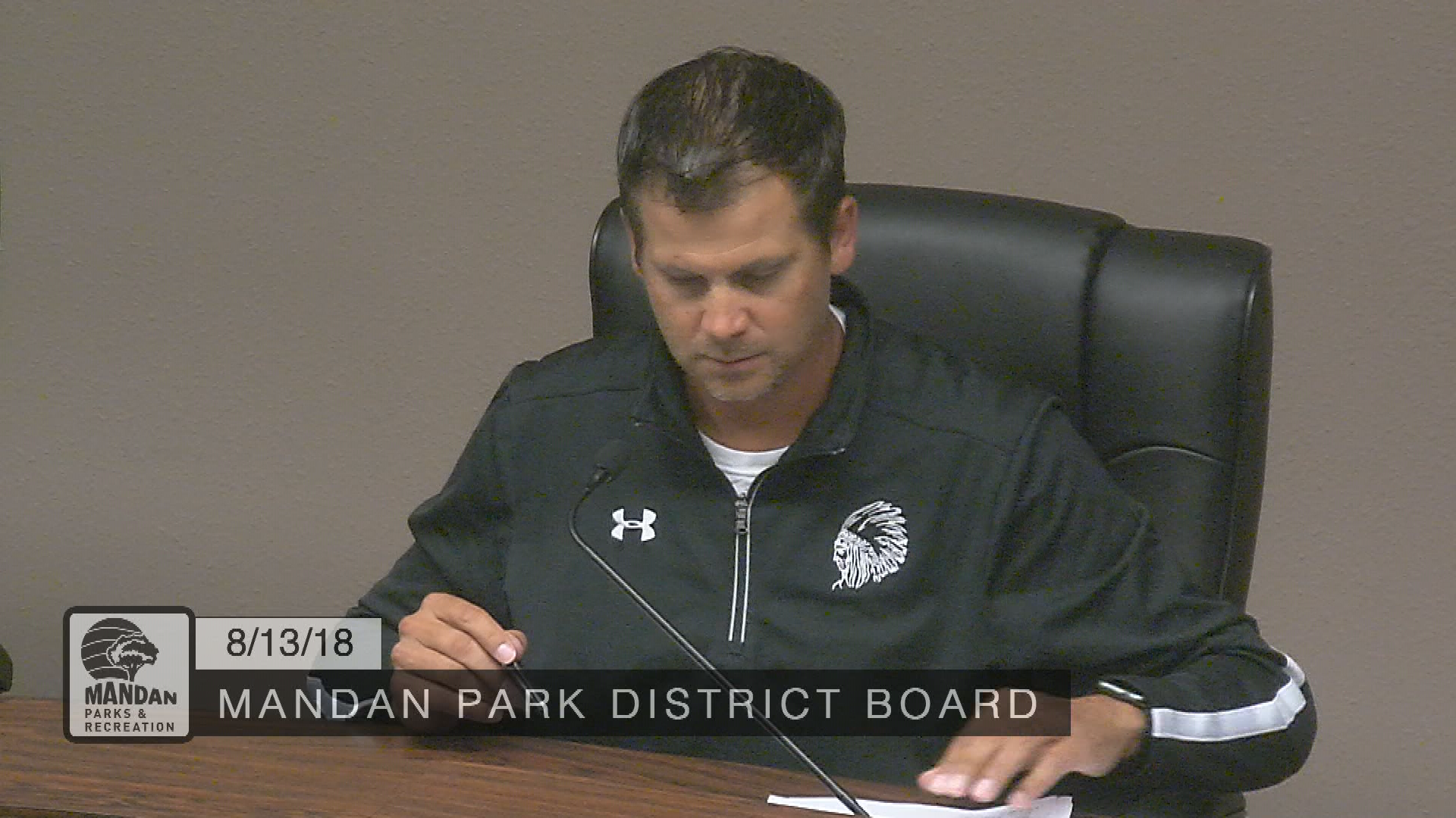 Mandan Park Board Replay 8/13/18