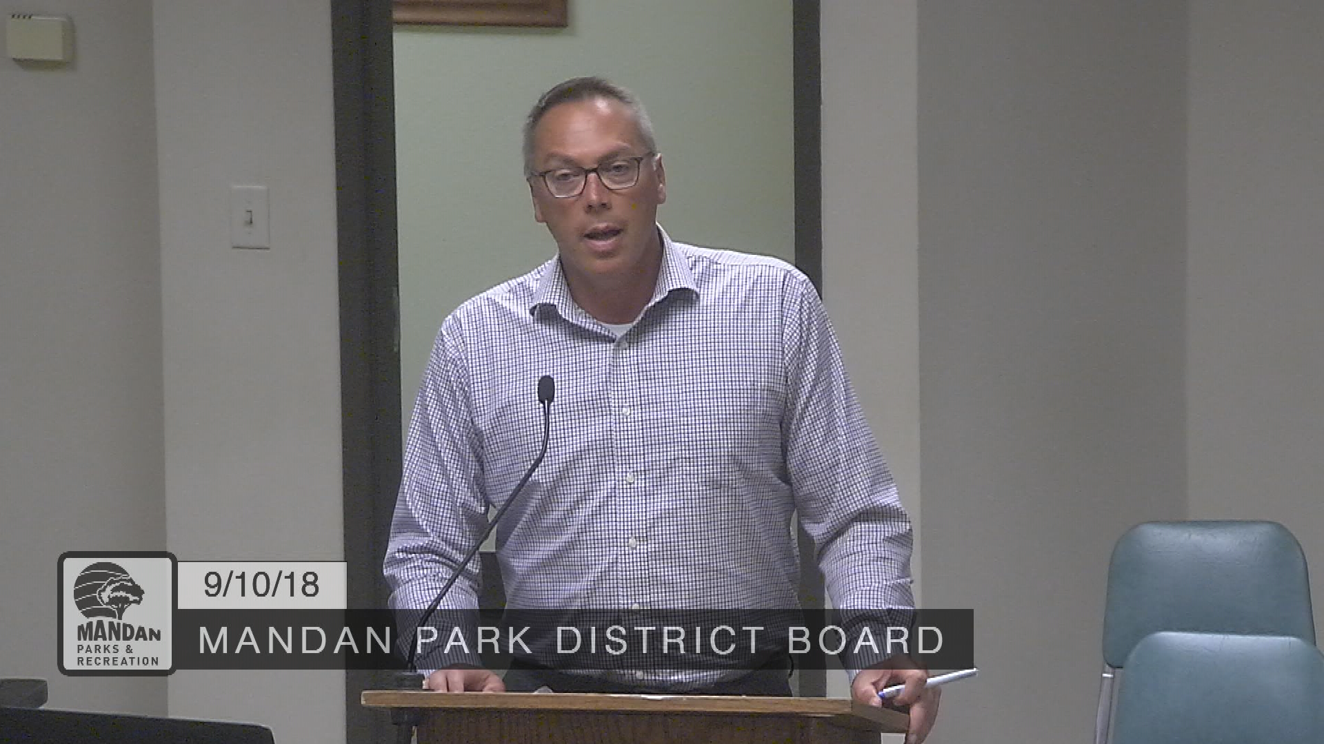 Mandan Park Board Replay 9/10/18