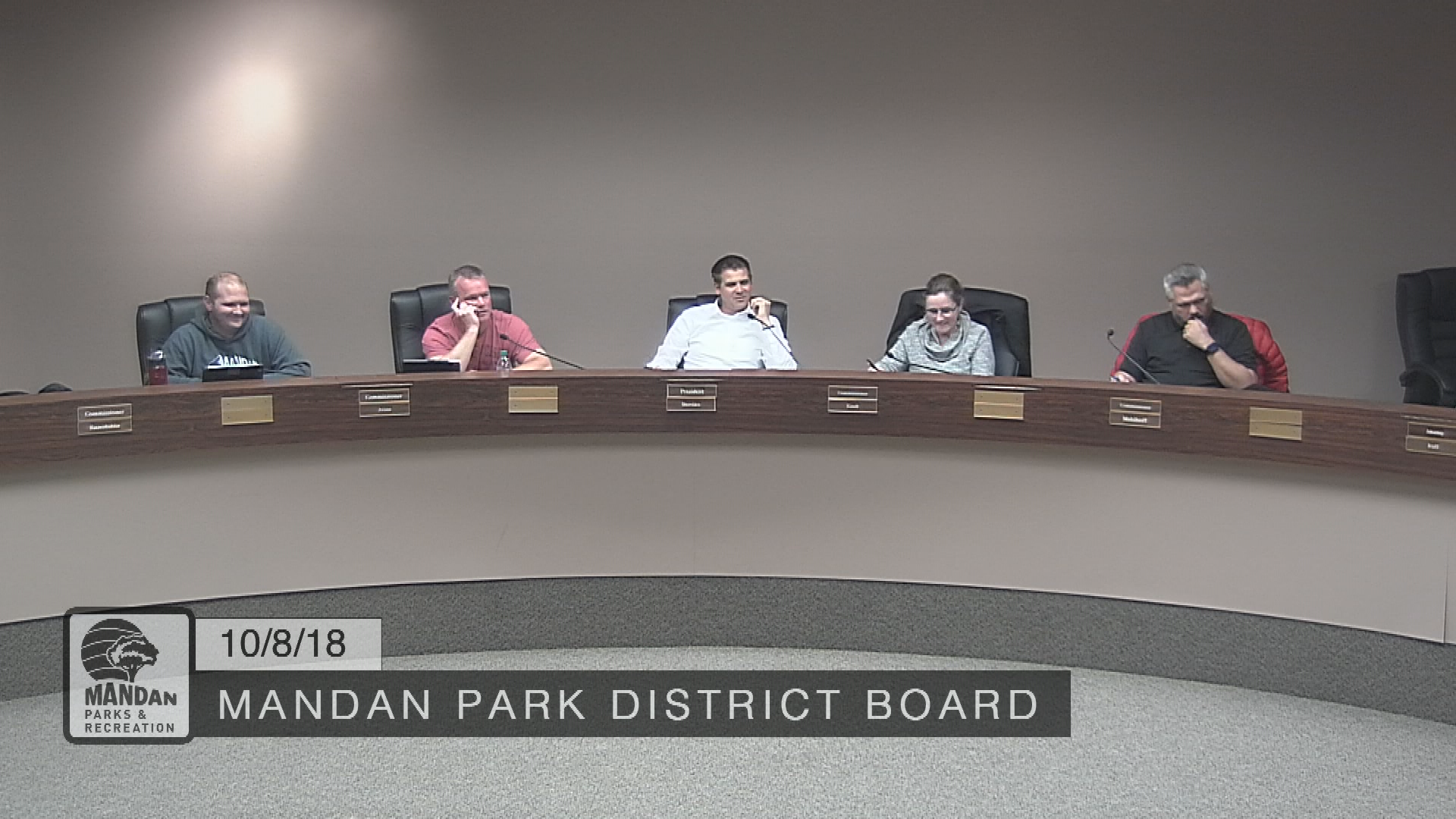 Mandan Park Board Replay 10/8/18