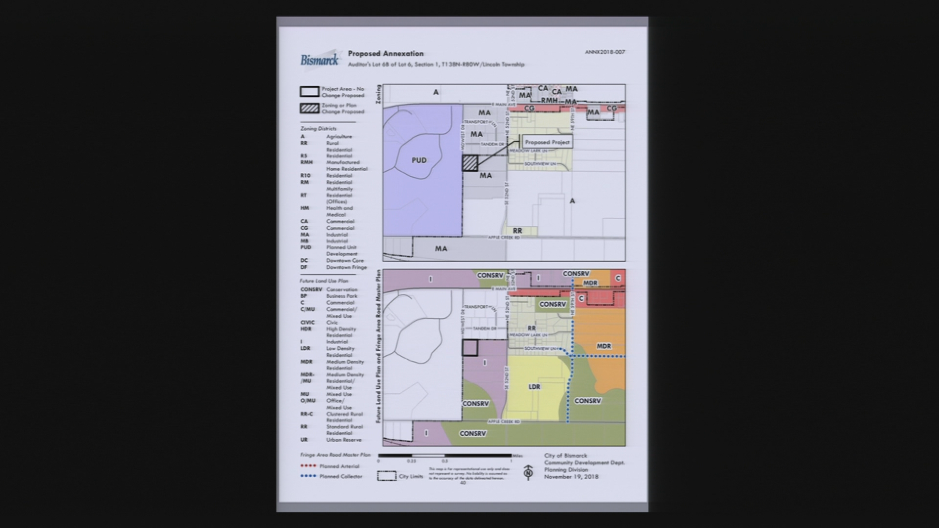 Bismarck City Planning & Zoning Replay 11/28/18