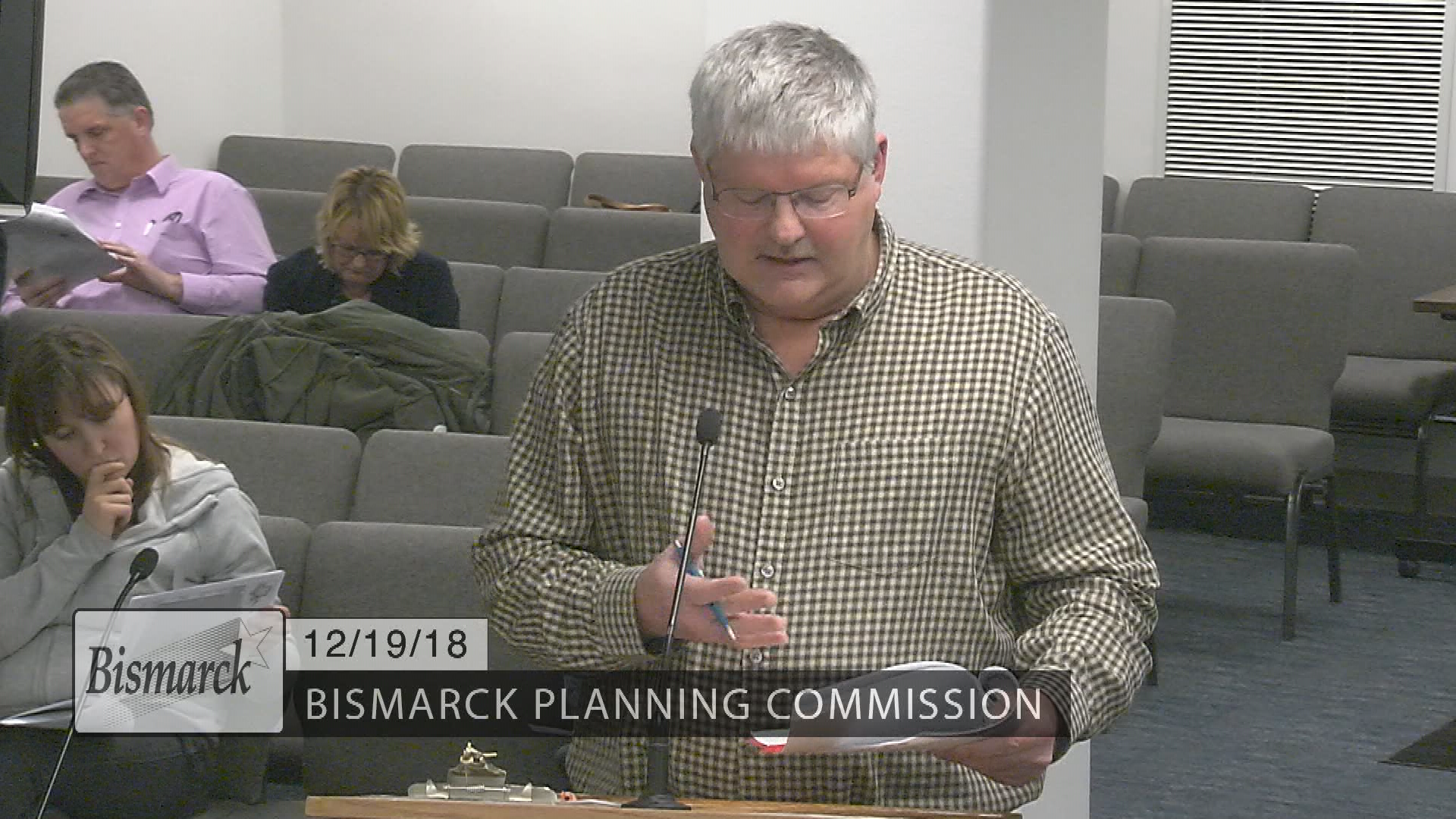 Bismarck City Planning & Zoning Replay 12/19/18
