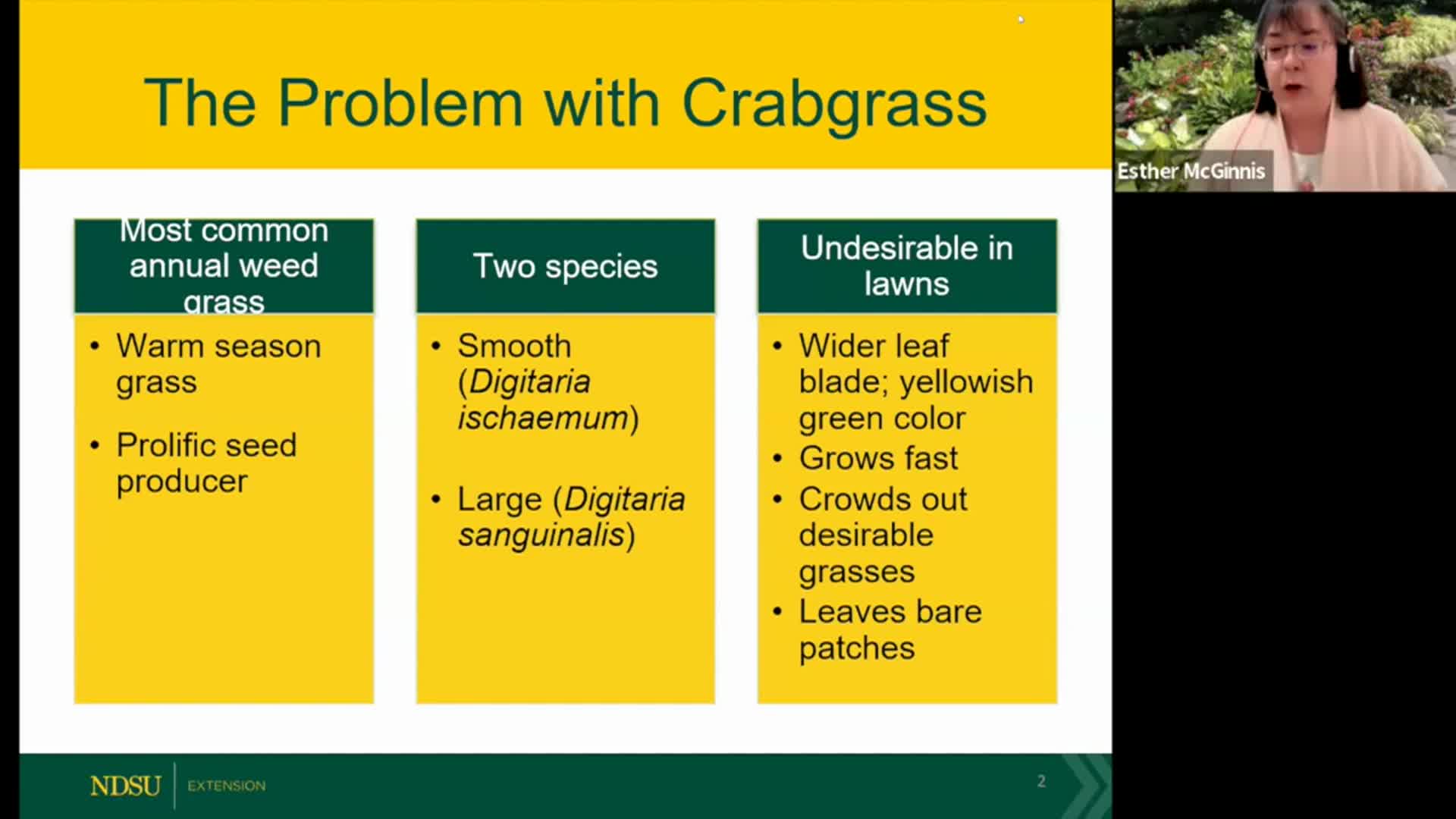 Dakota Growing - Crabgrass Management in Lawns