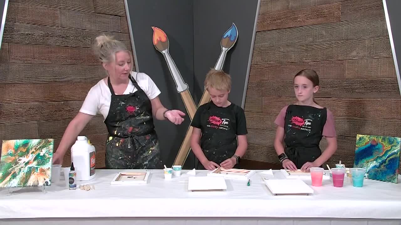 Brush Tips with Cheri - Pour Painting