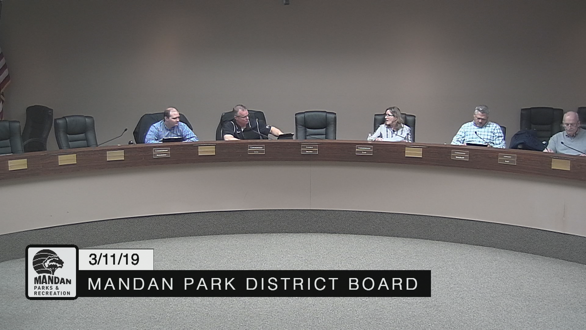 Mandan Park Board Replay 3/11/19