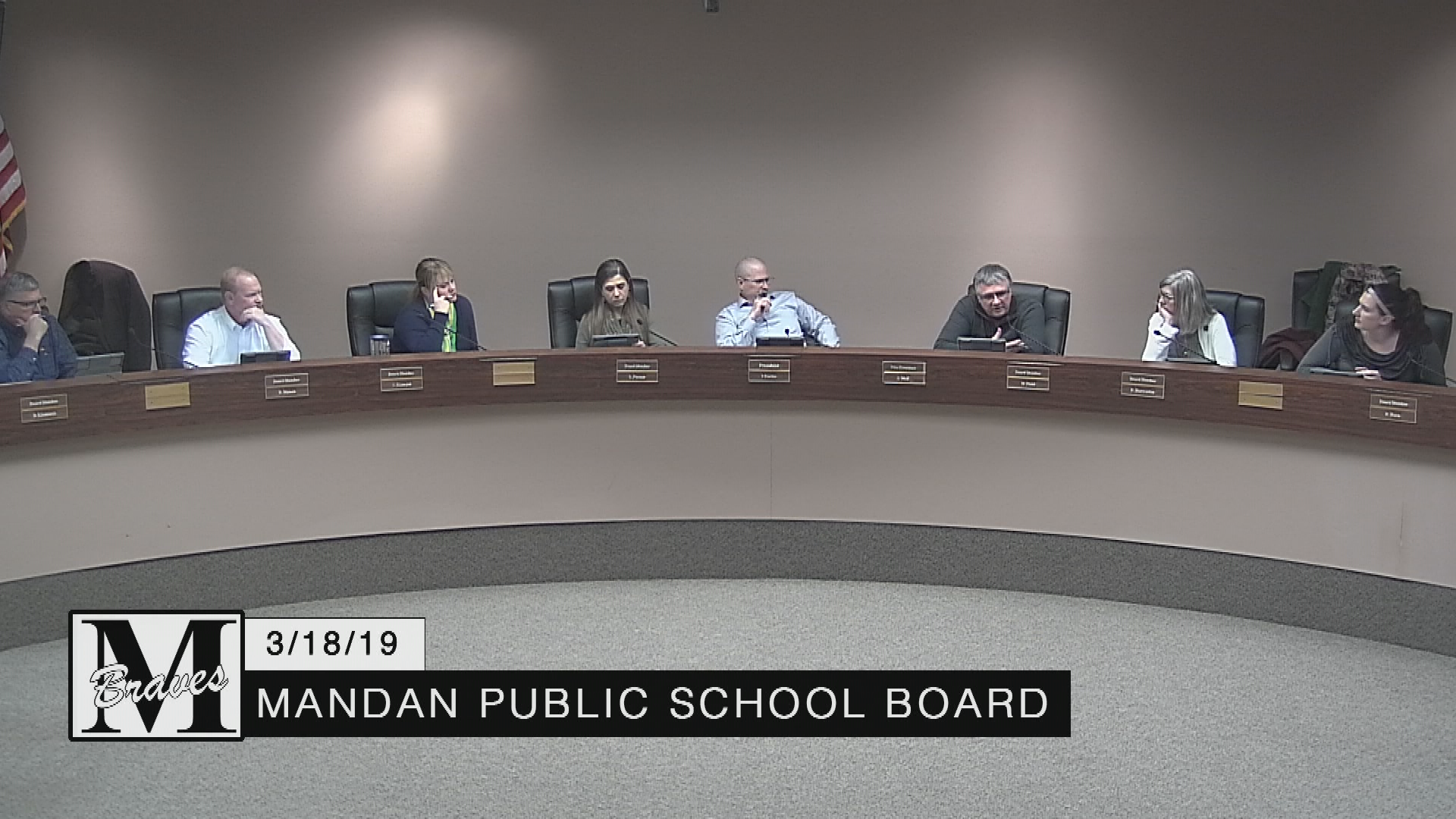 Mandan School Board Replay 3/18/19
