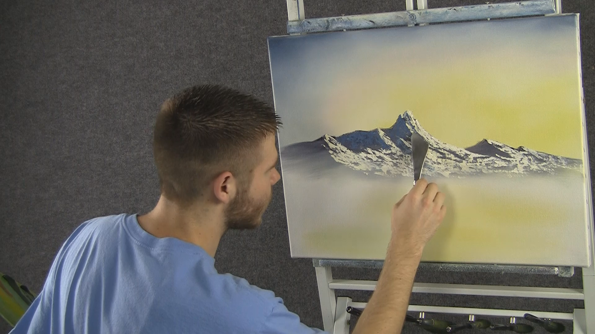 Paint with Kevin - Sunrise in the Mountains
