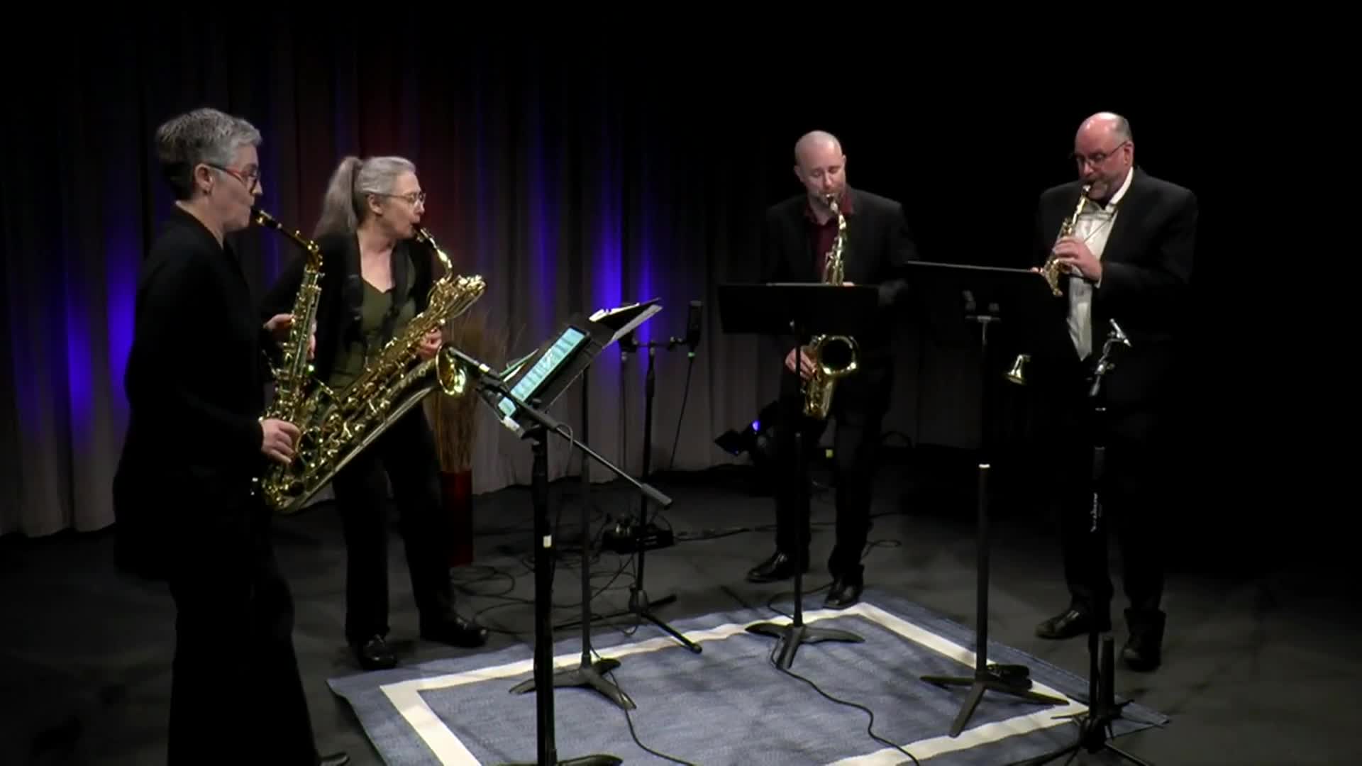Baby Blue Arts Presents Ancia Saxophone Quartet 2024