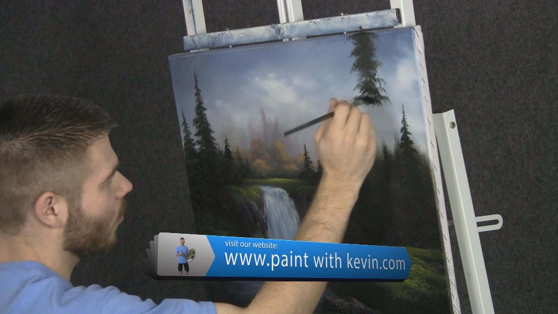 Paint with Kevin - Roaring Waterfall