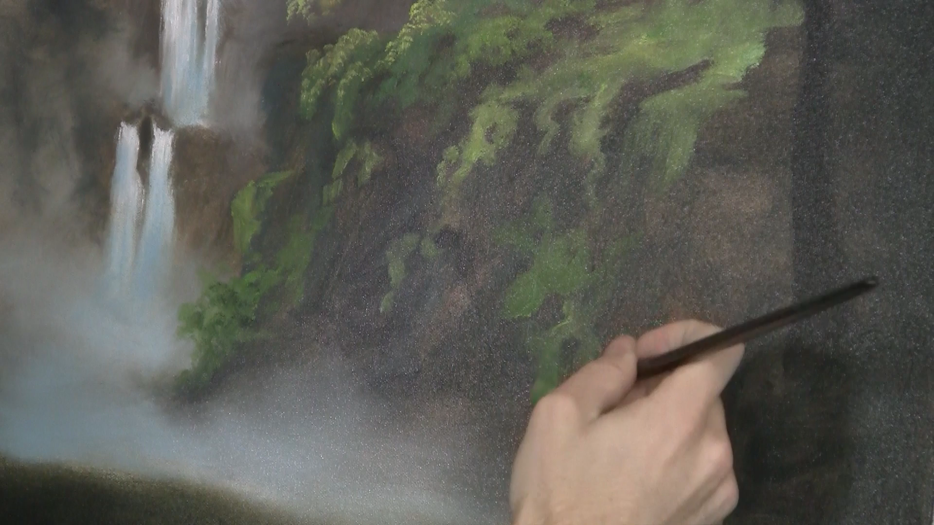 Paint with Kevin - Tropical Waterfall