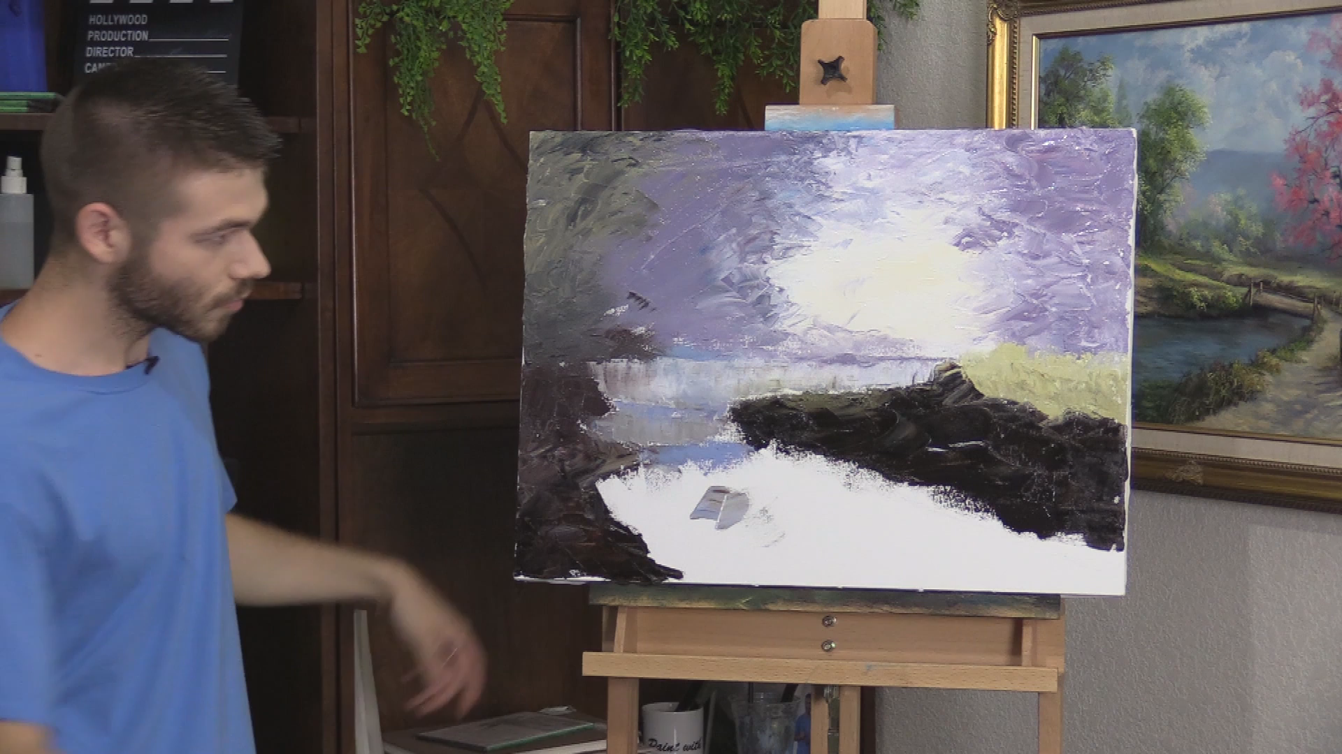 Paint with Kevin - Palette Knife Forest Landscape