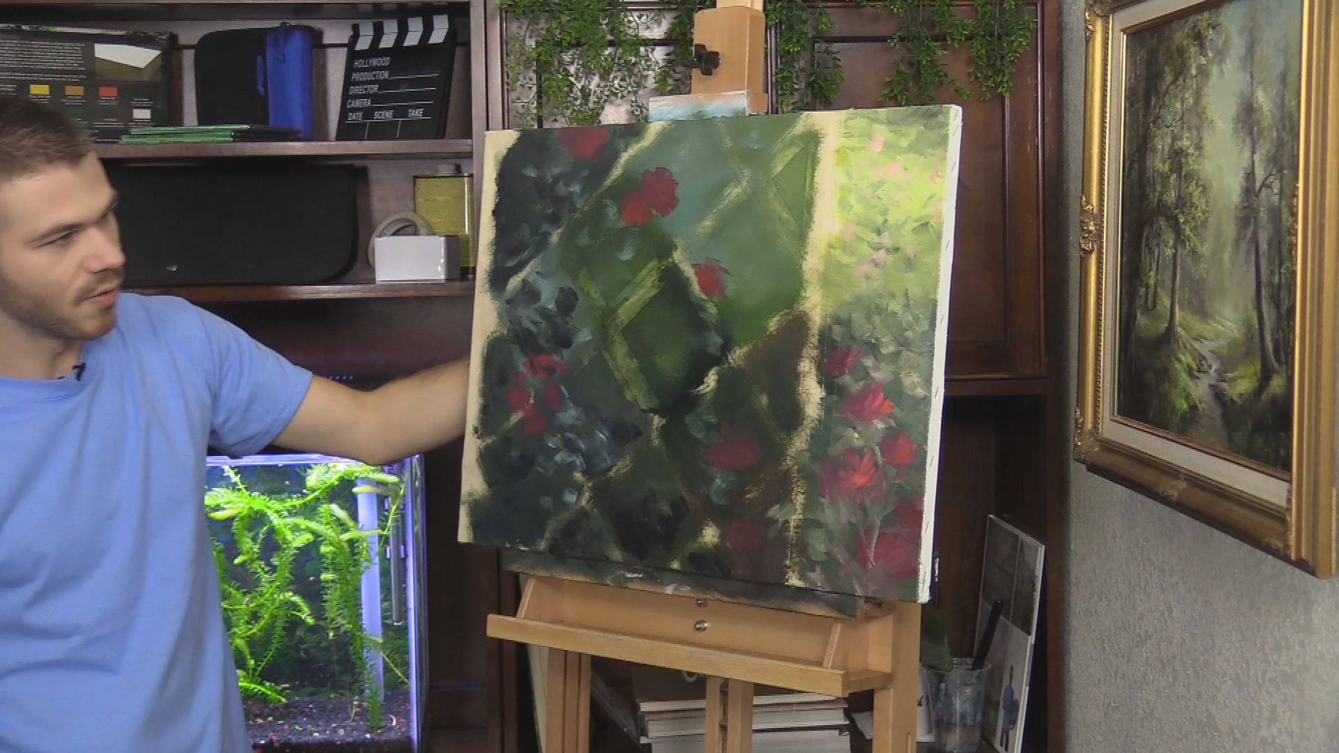 Paint with Kevin - Roses on a Trellis