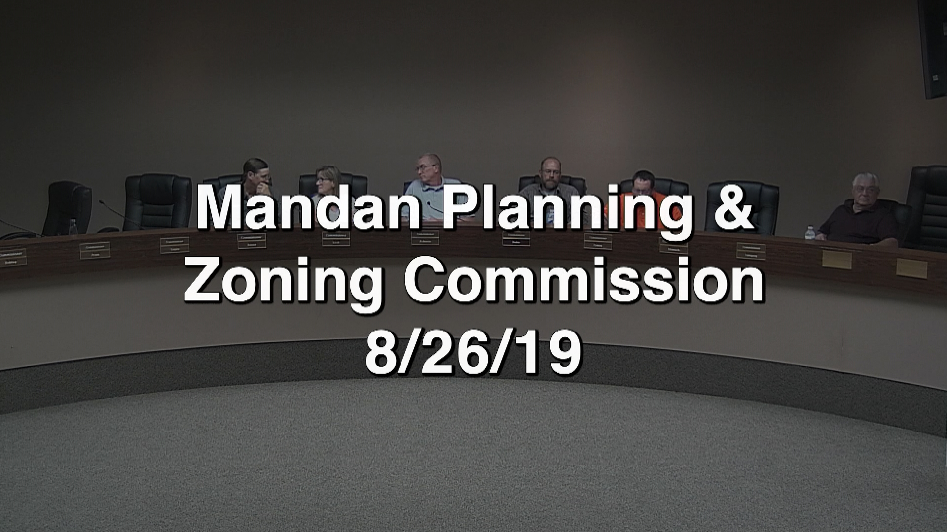 Mandan Planning & Zoning Replay 8/26/19