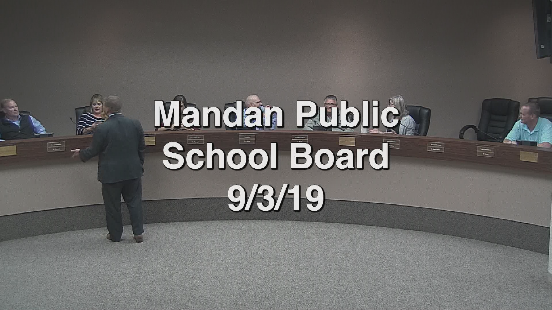Mandan School Board Replay 9/3/19