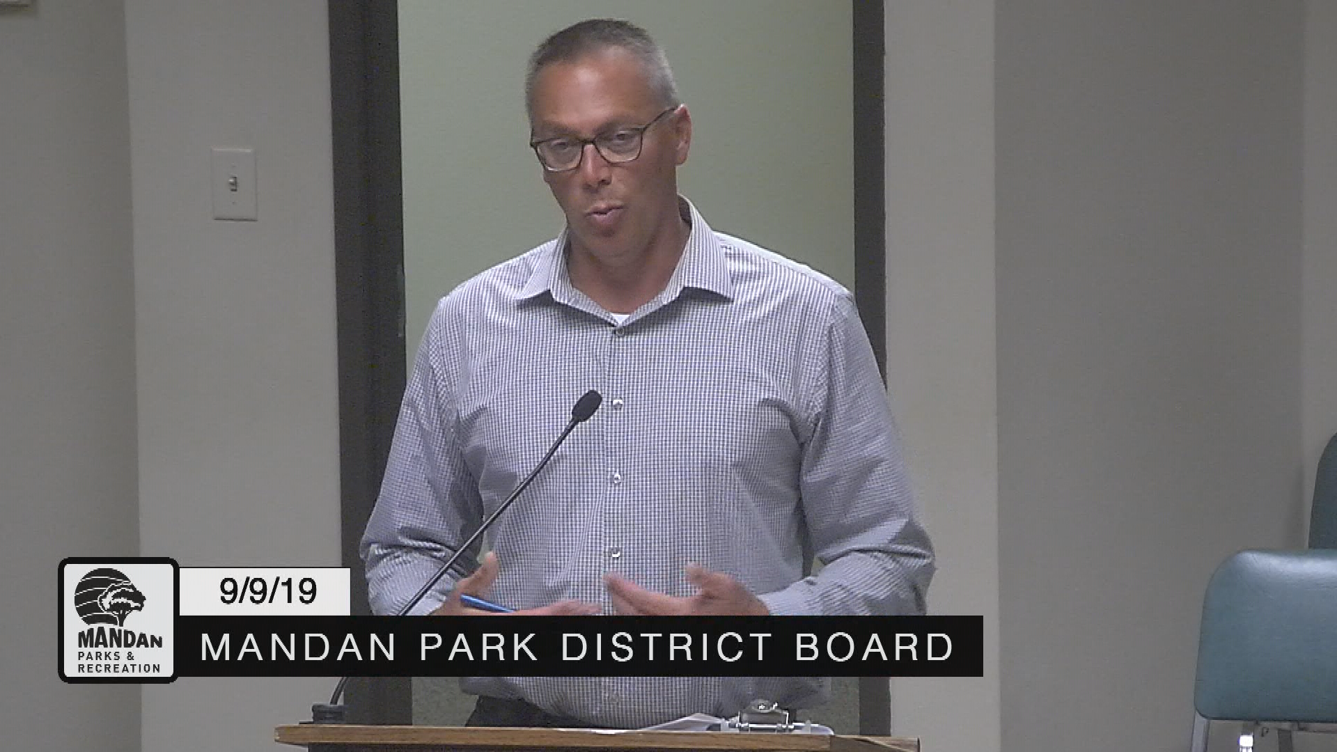 Mandan Park Board Replay 9/9/19