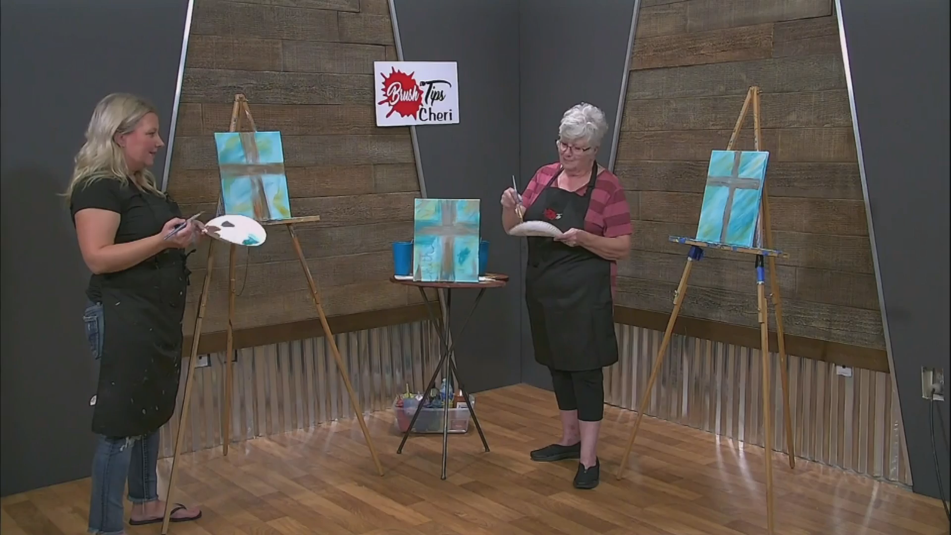 Brush Tips with Cheri - Rustic Cross