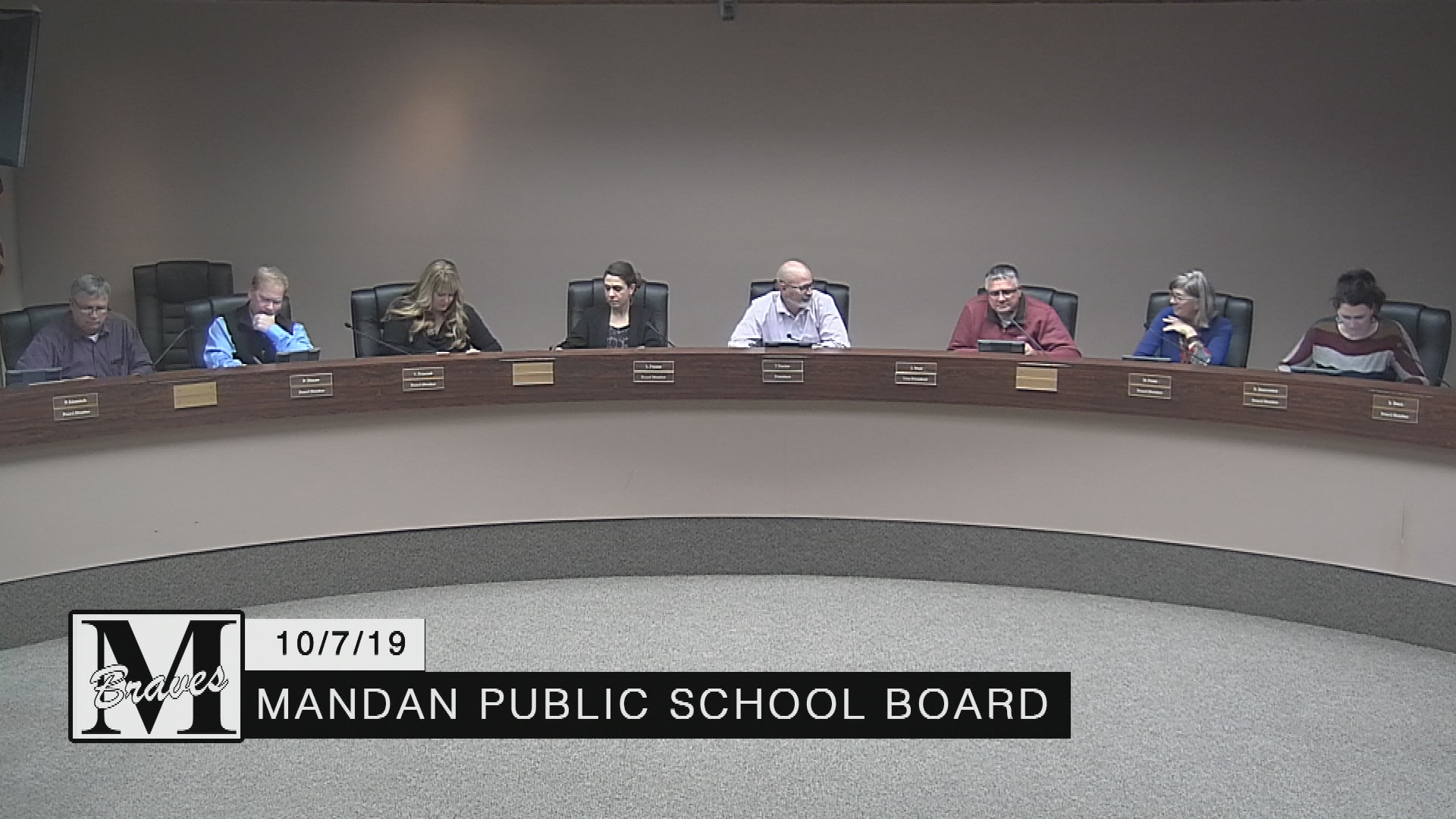 Mandan School Board Replay 10/7/19