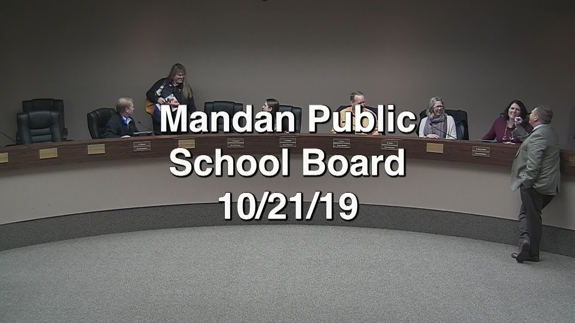 Mandan School Board Replay 10/21/19