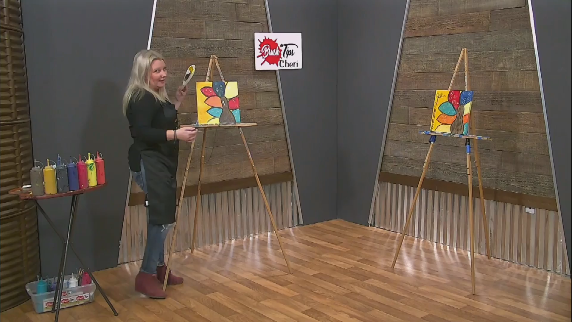 Brush Tips with Cheri - Thanksgiving Turkey