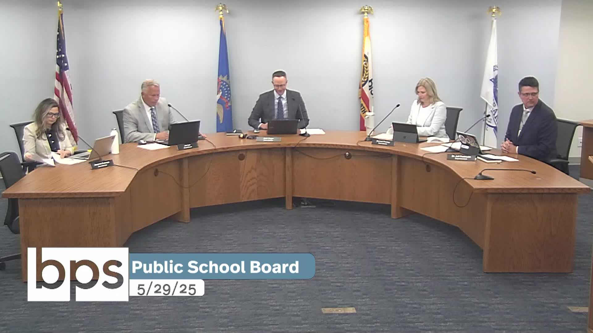 Navigate to Bismarck School Board Replay 5/29/25