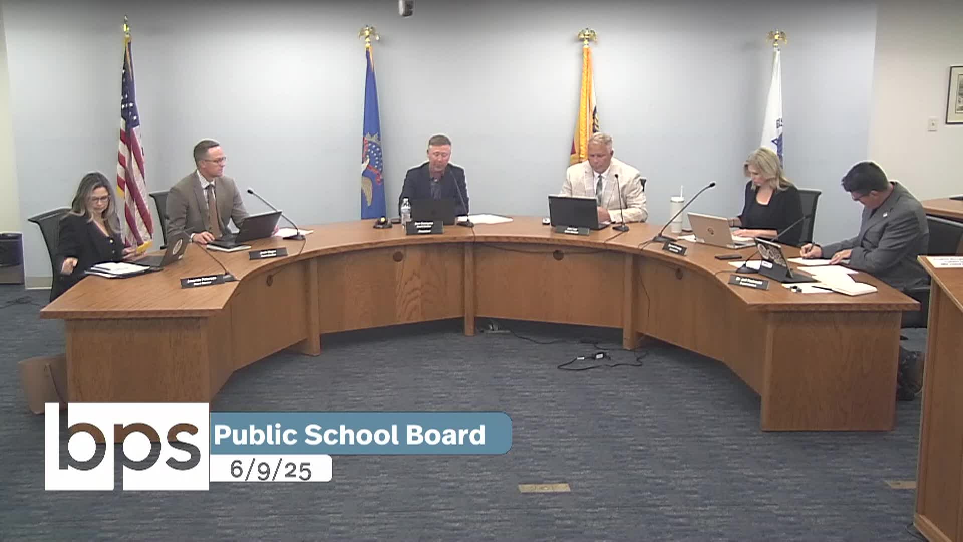Navigate to Bismarck School Board Replay 6/9/25