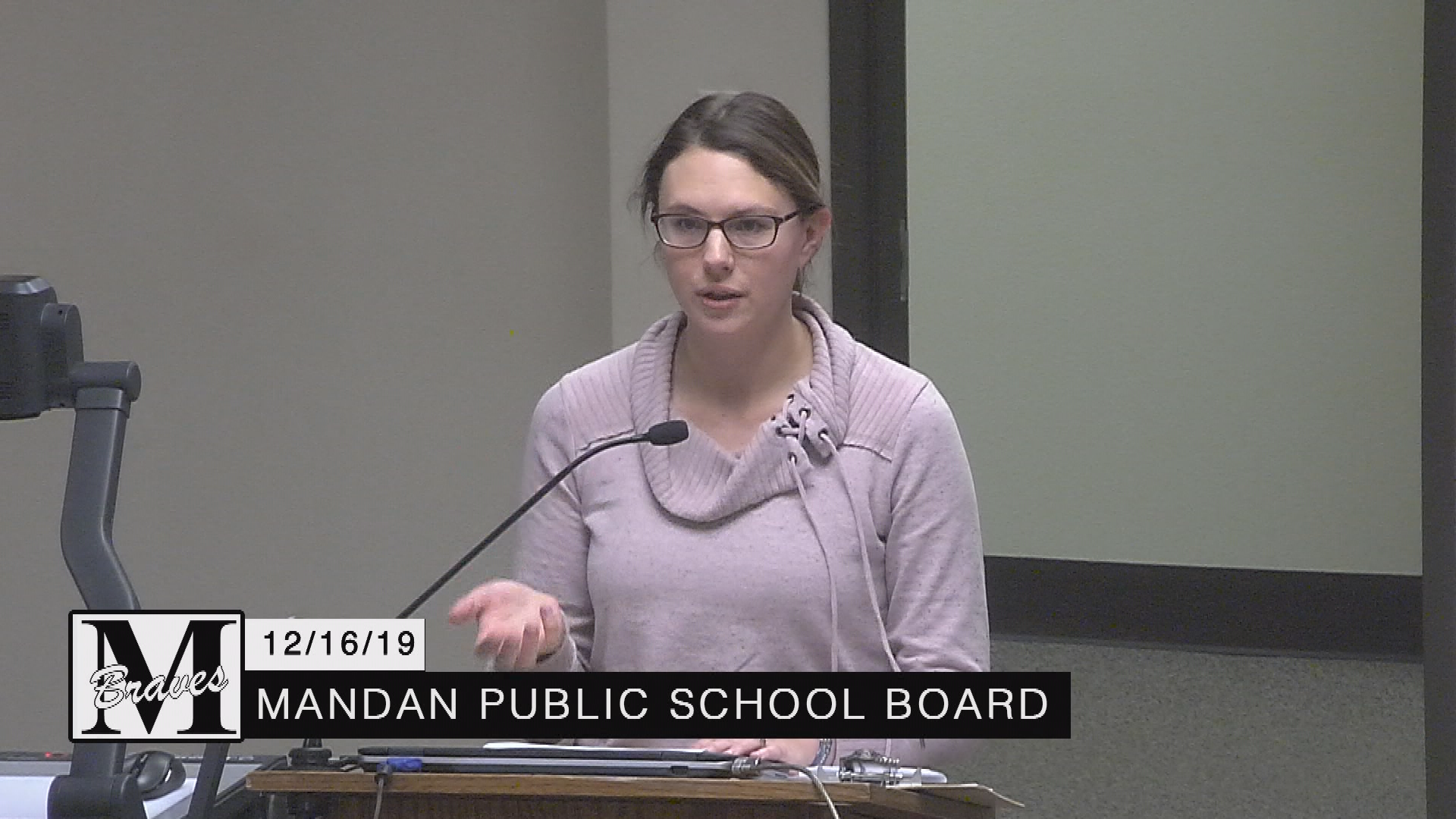 Mandan School Board Replay 12/16/19