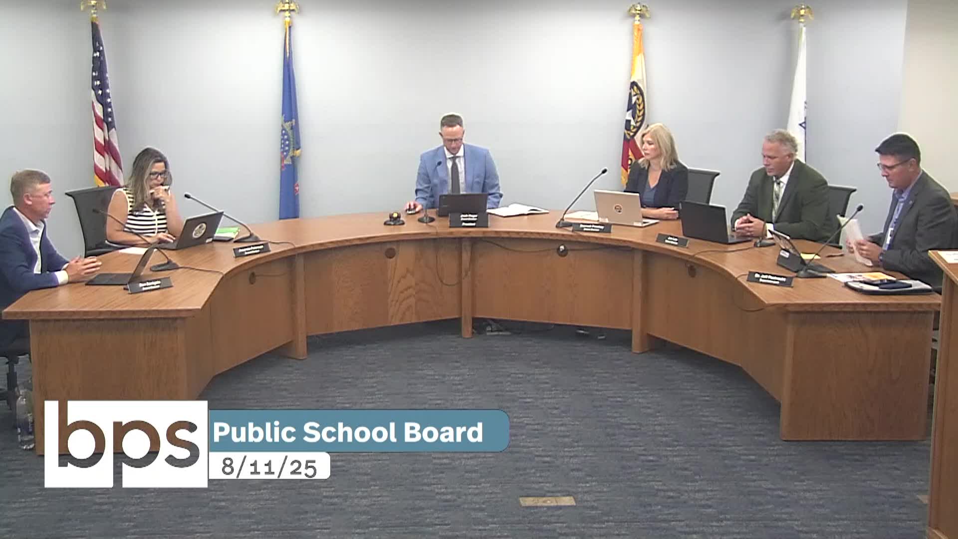 Navigate to Bismarck School Board Replay 8/11/25