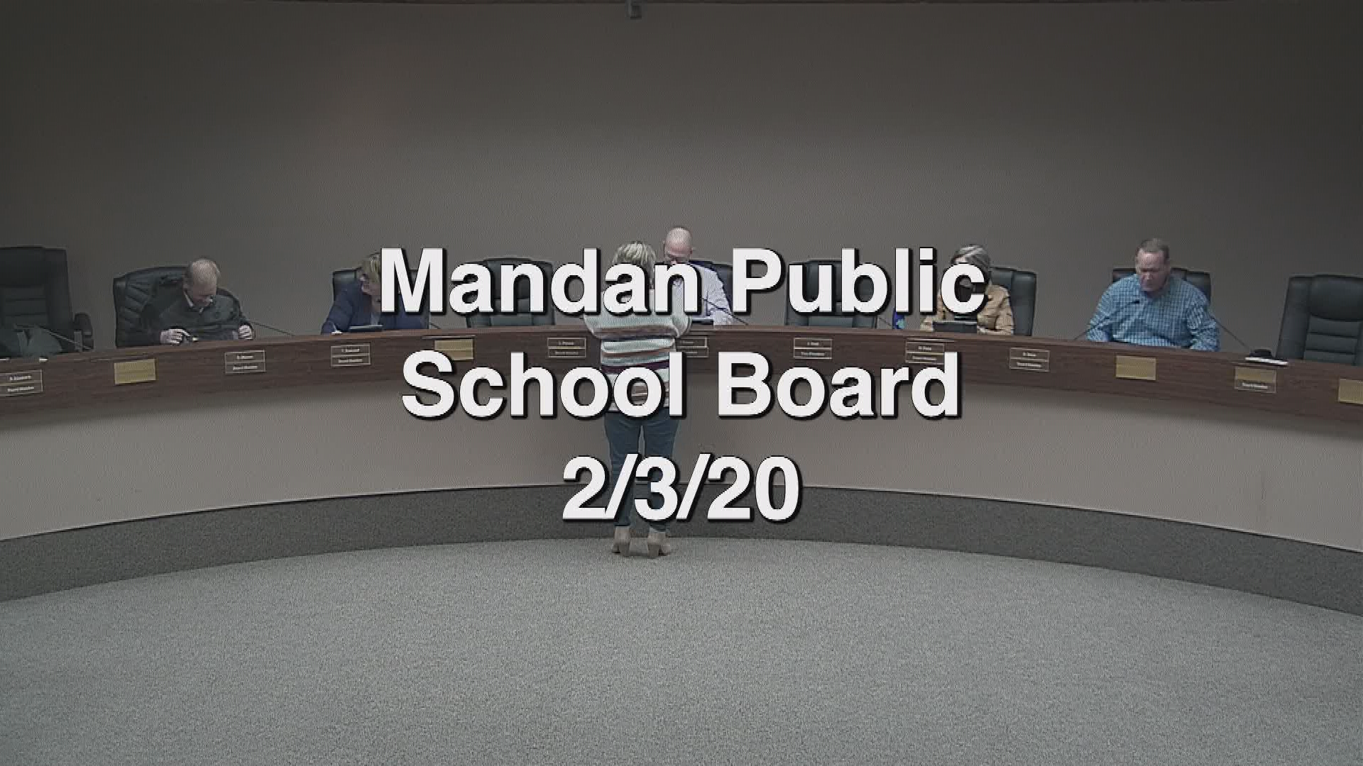 Mandan School Board Replay 2/3/20