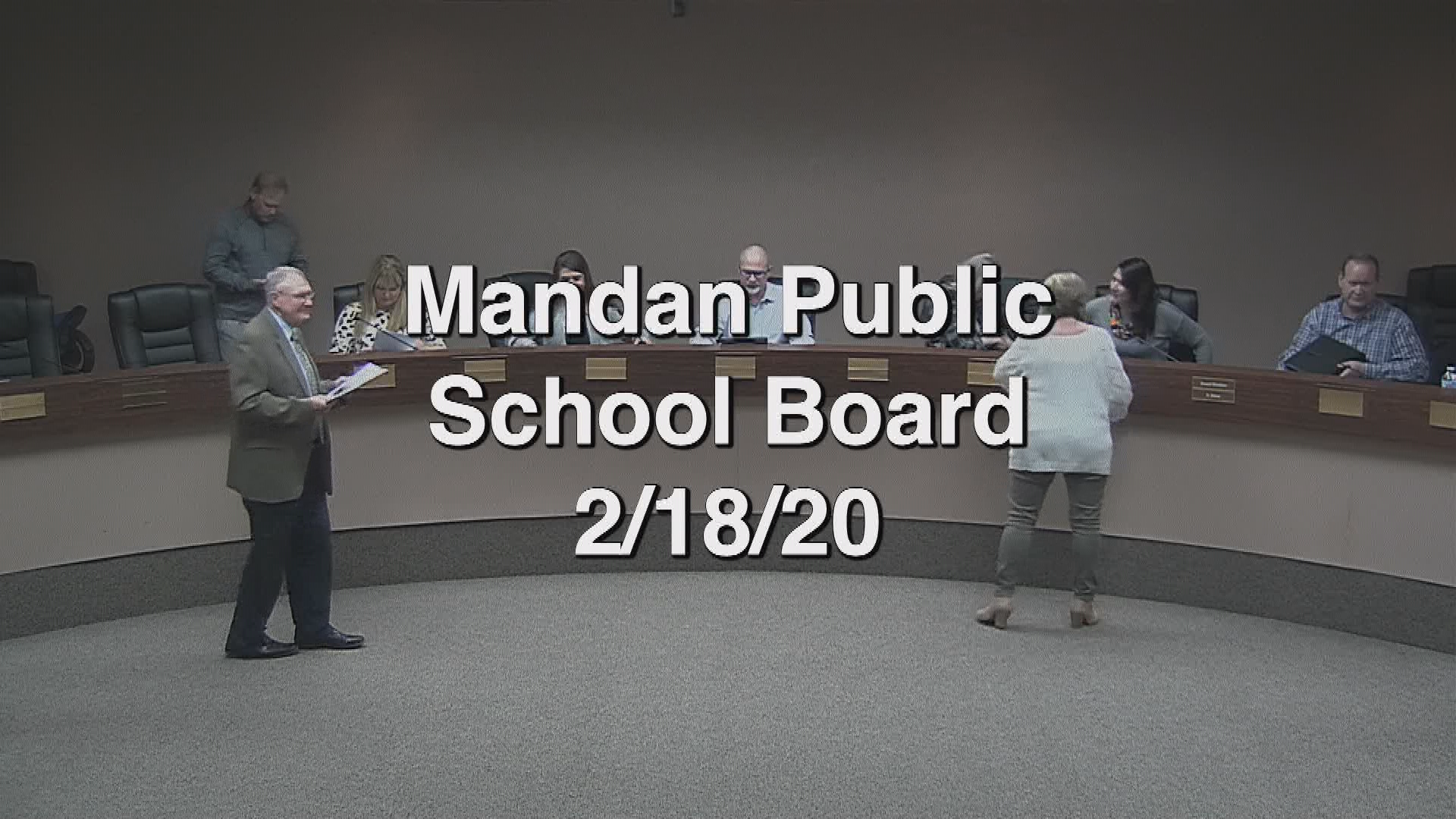 Mandan School Board Replay 2/18/20
