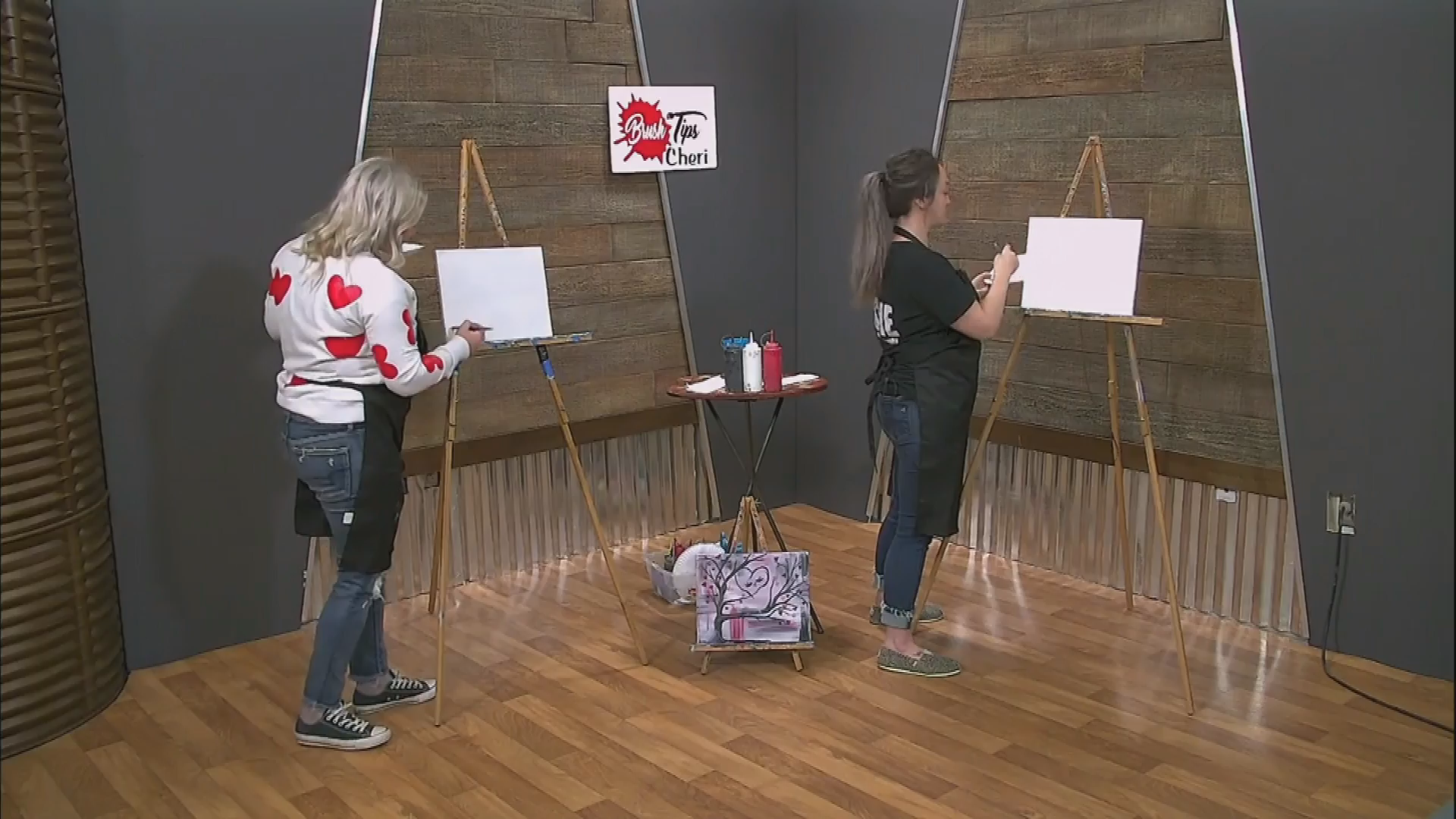 Brush Tips with Cheri - Love Birds