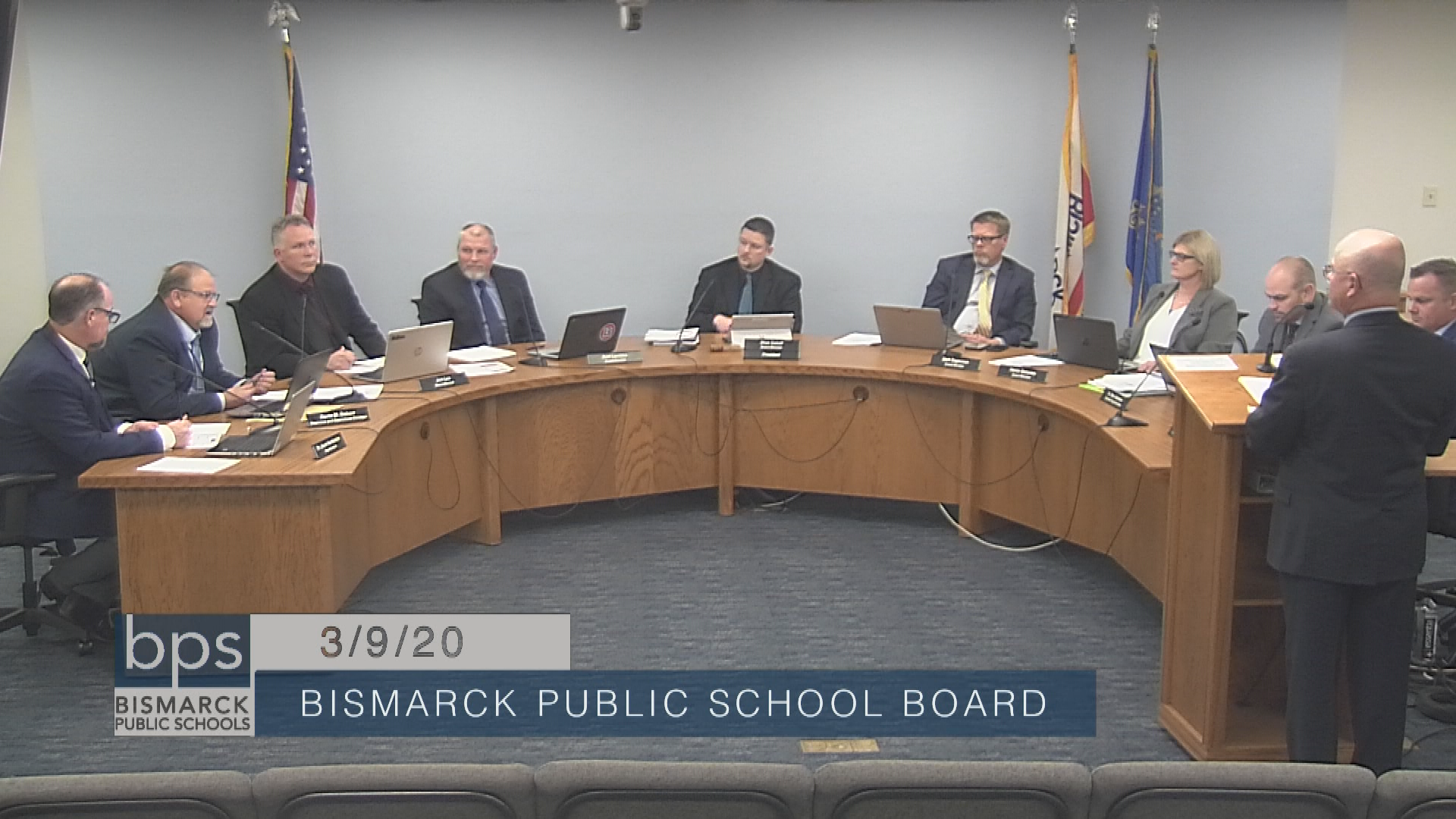 Bismarck School Board Replay 3/9/20