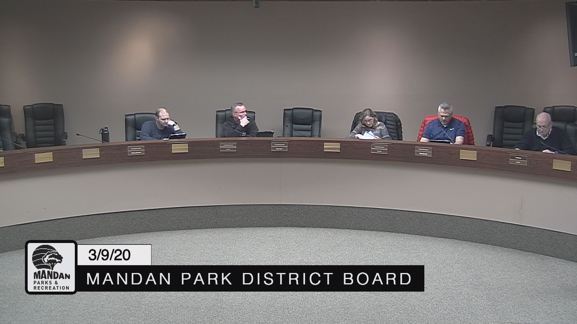 Mandan Park Board Replay 3/9/20