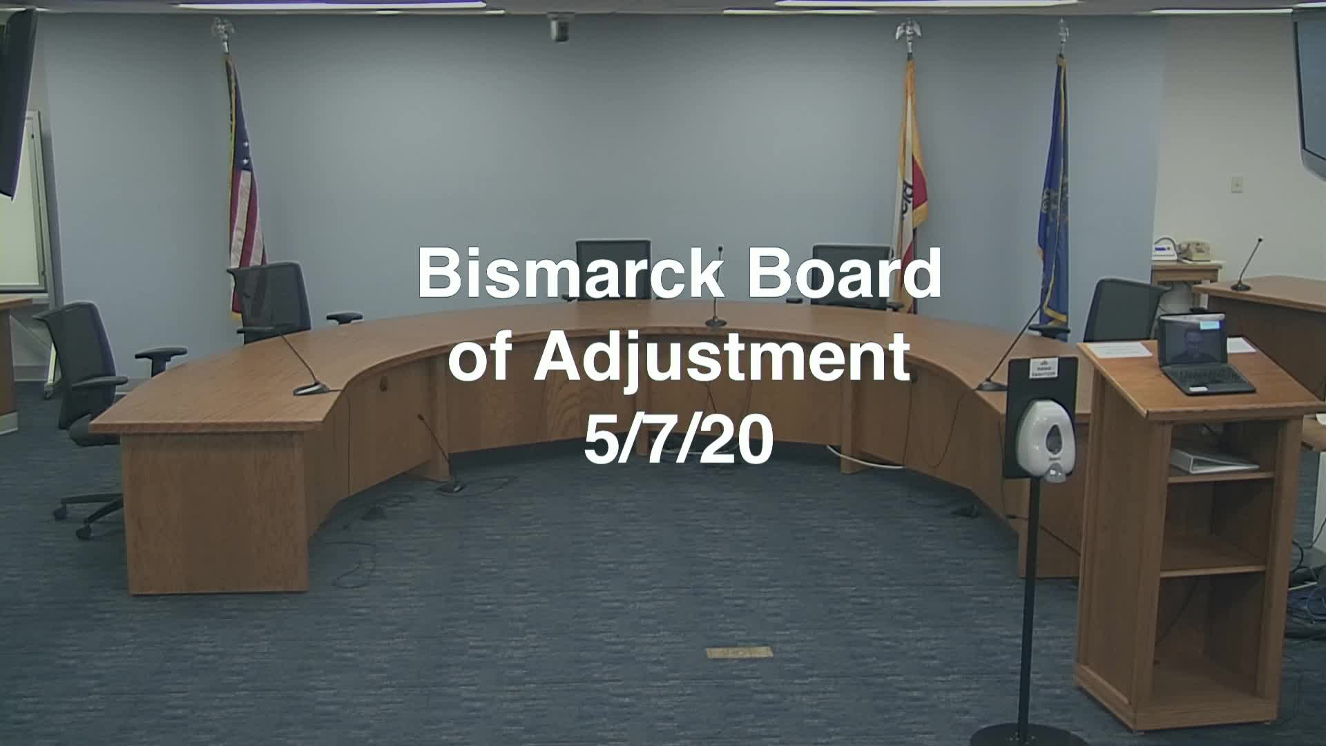 Bismarck Board of Adjustment Replay 5/7/20