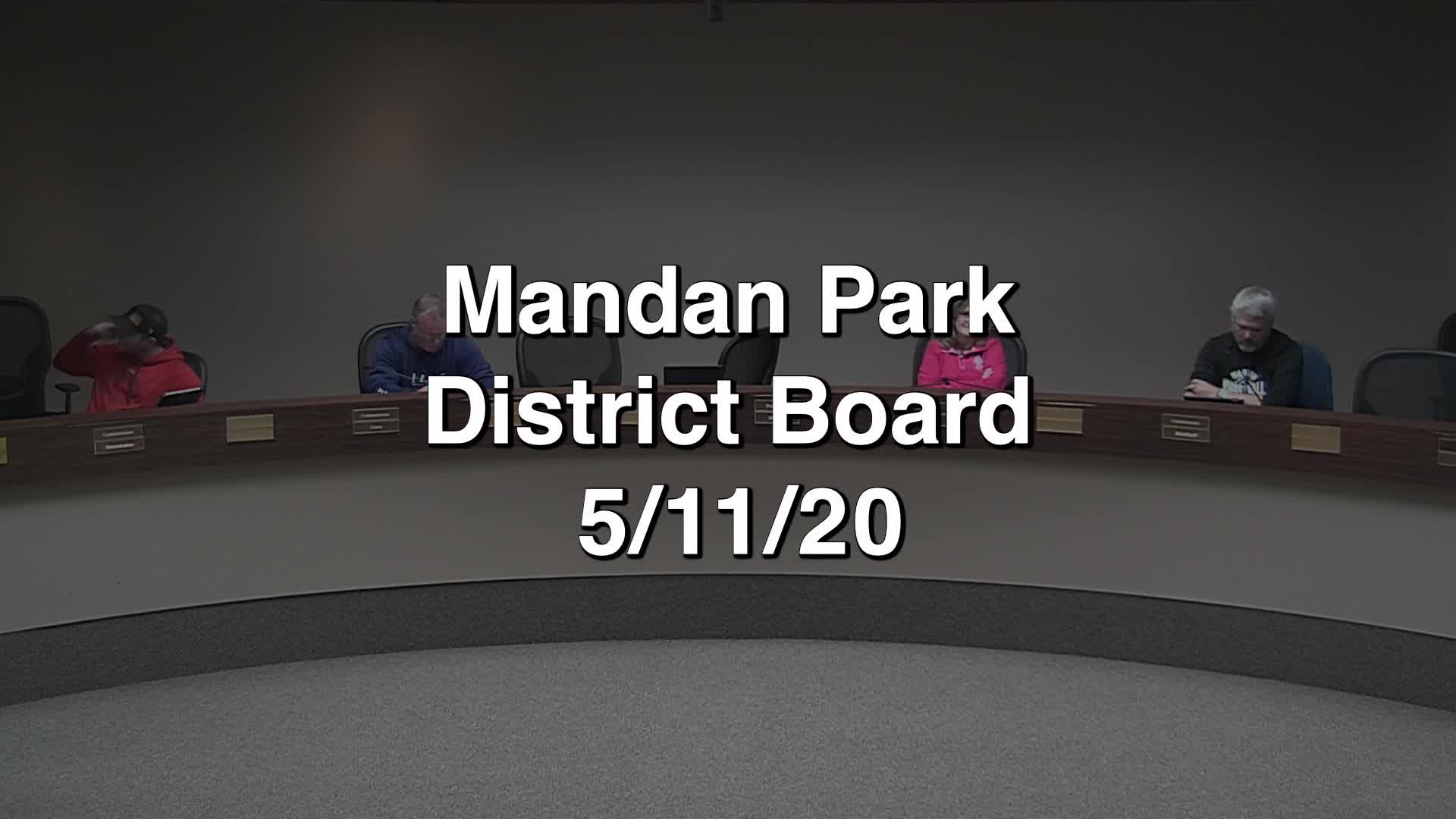 Mandan Park Board Replay 5/11/20