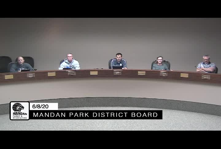 Mandan Park Board Replay 6/8/20