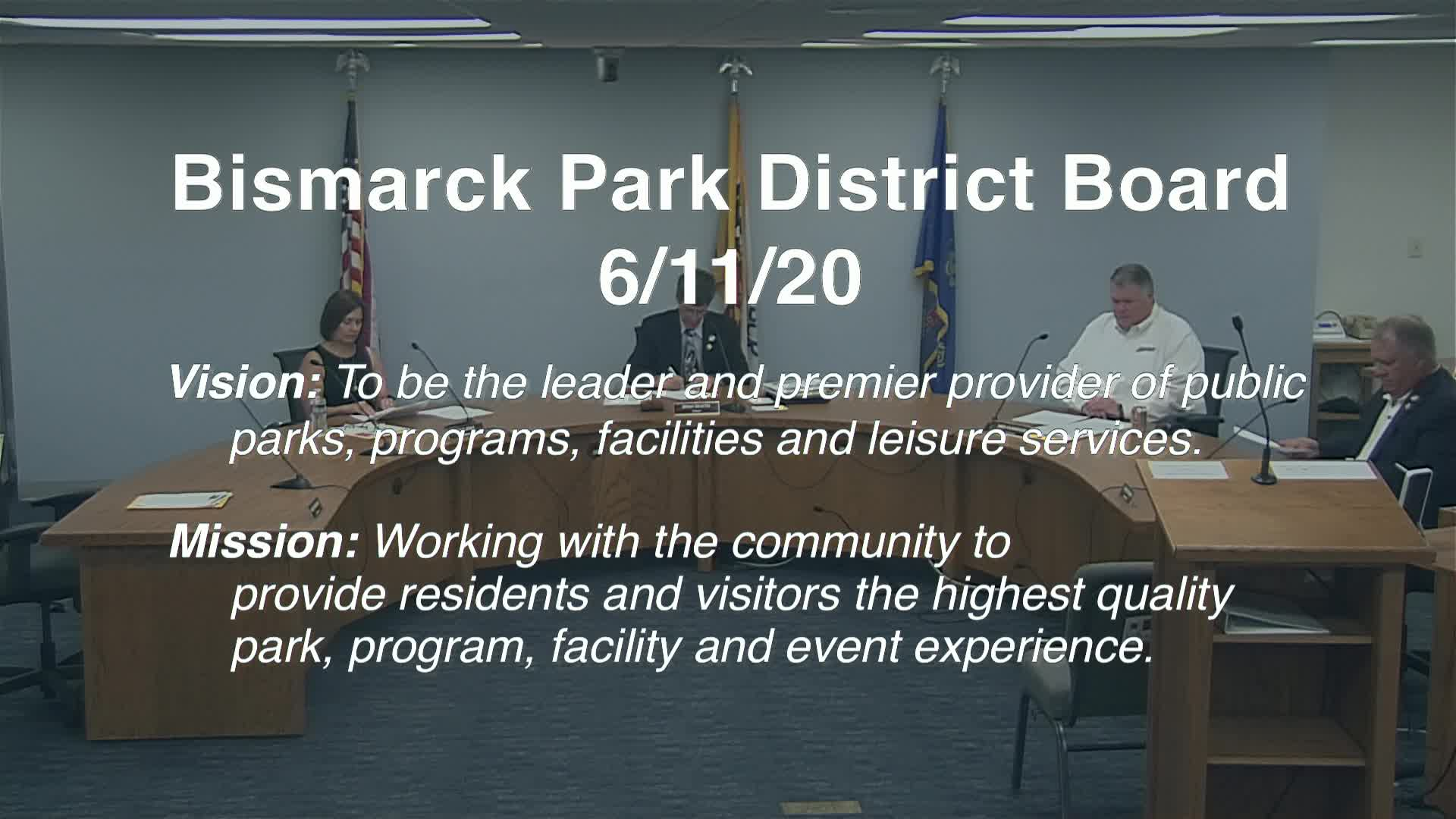 Bismarck Park Board Replay 6/11/20
