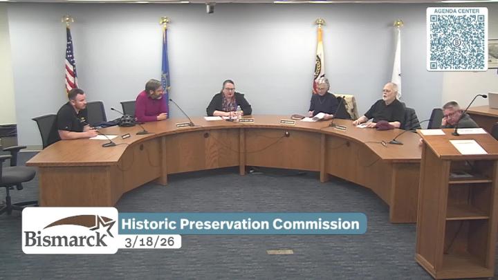 Thumbnail image for Bismarck Historic Preservation Commission Replay 3/18/26