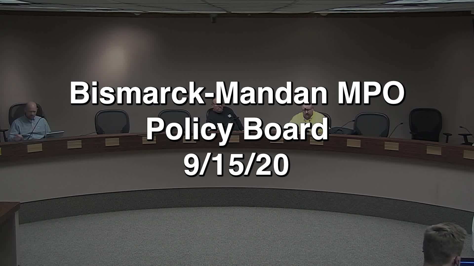 Metro. Planning Org. Replay 9/15/20