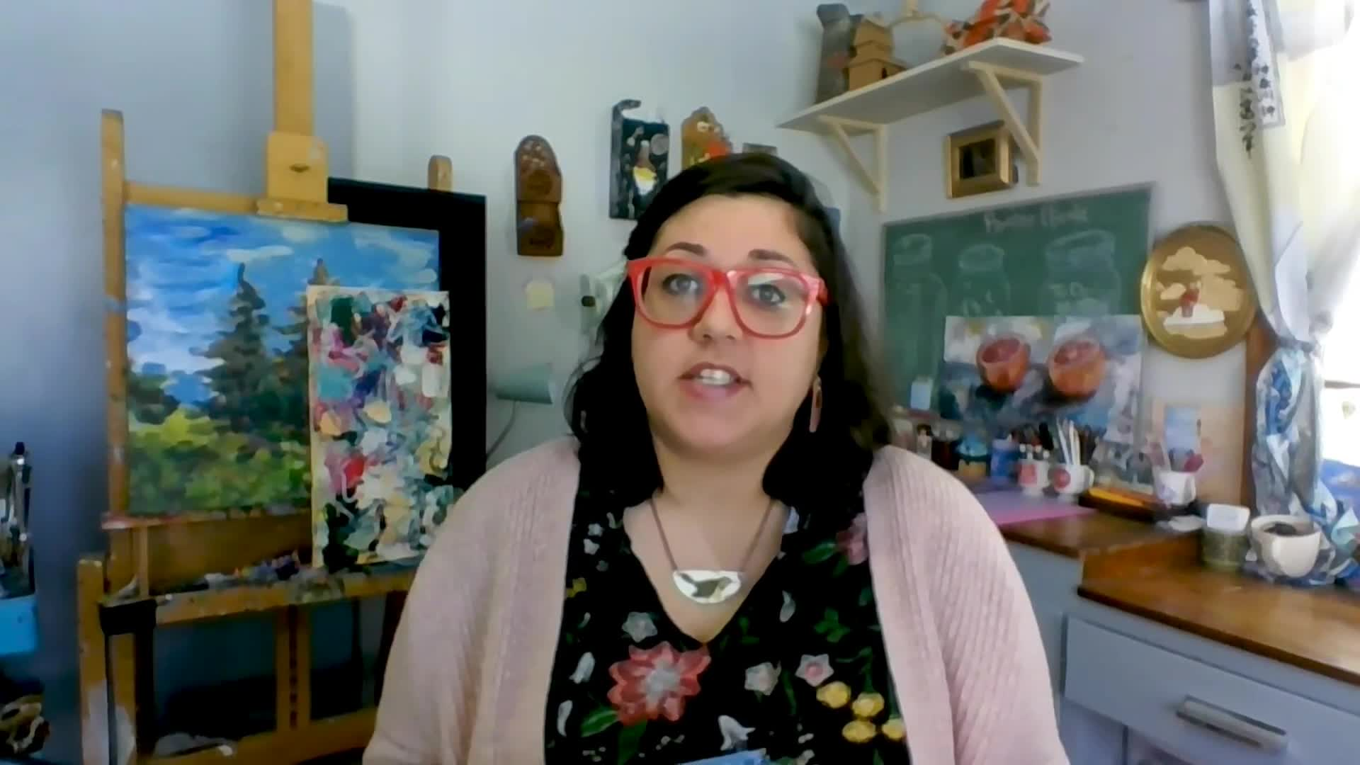 Art with Painter Nicole: Folding a Paper Sketchbook