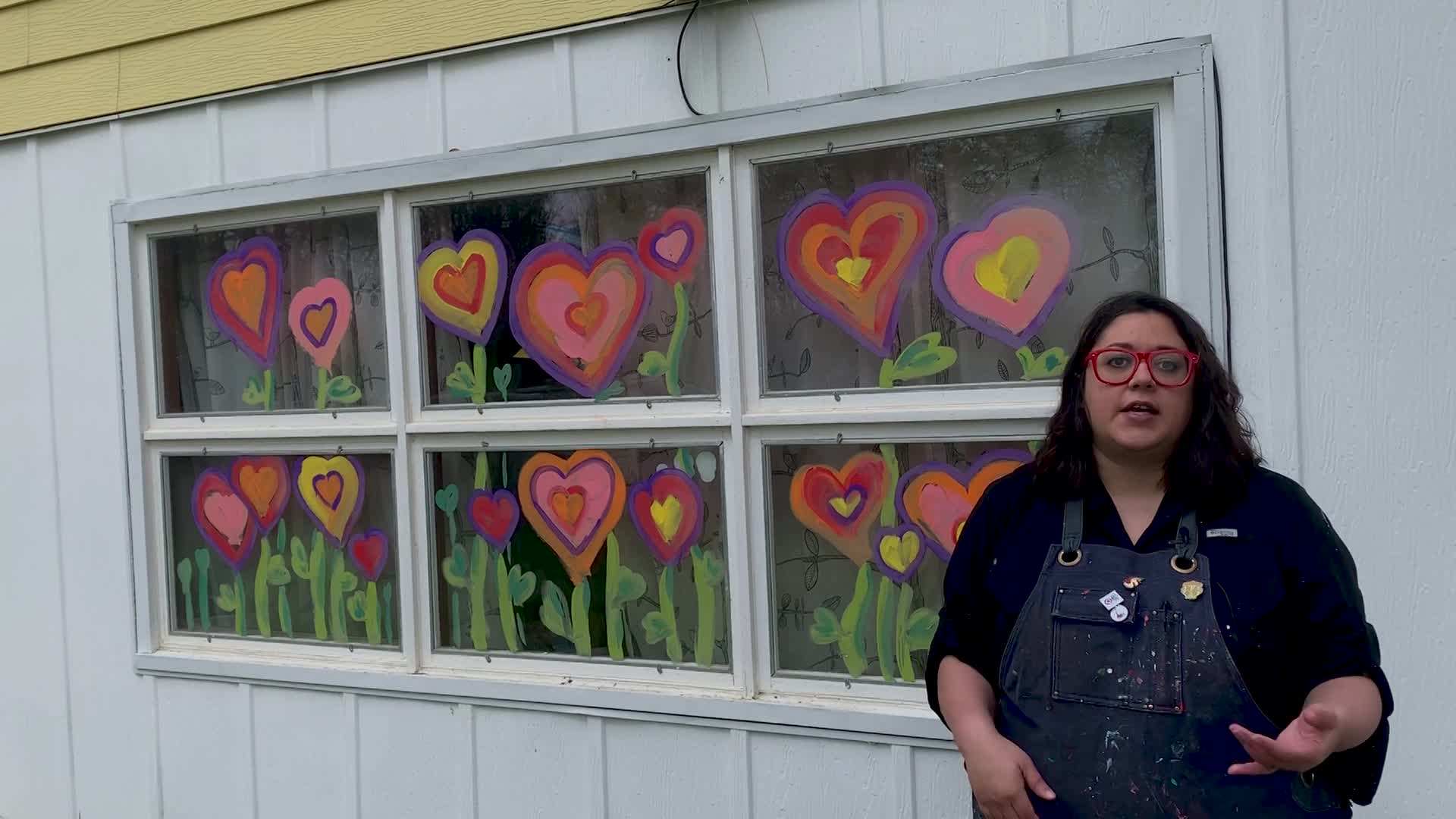 Navigate to Art with Painter Nicole: DIY Washable Window Paint