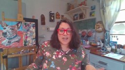 Navigate to Art with Painter Nicole: Painting with Unconventional Materials