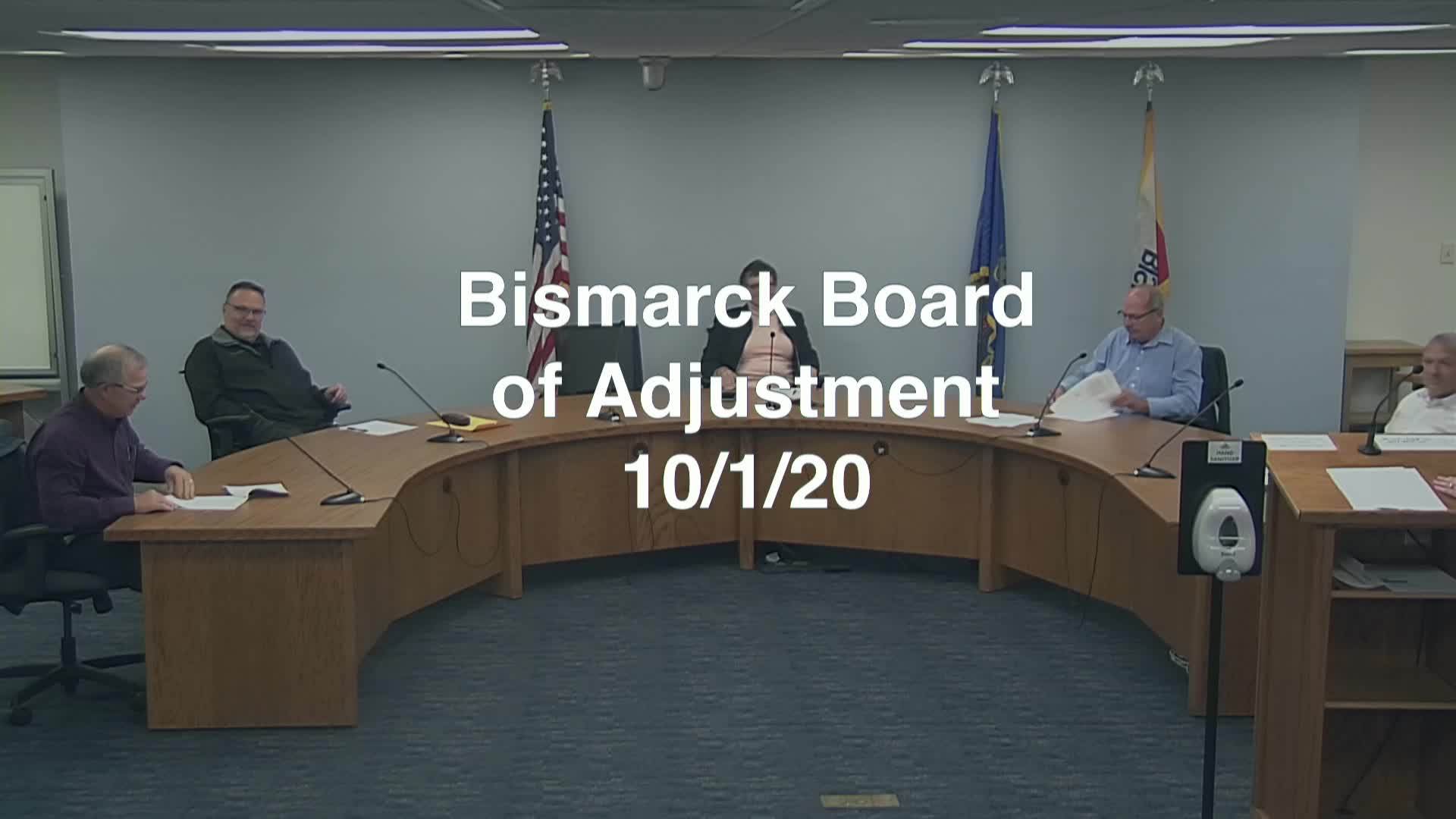 Bismarck Board of Adjustment Replay 10/1/20