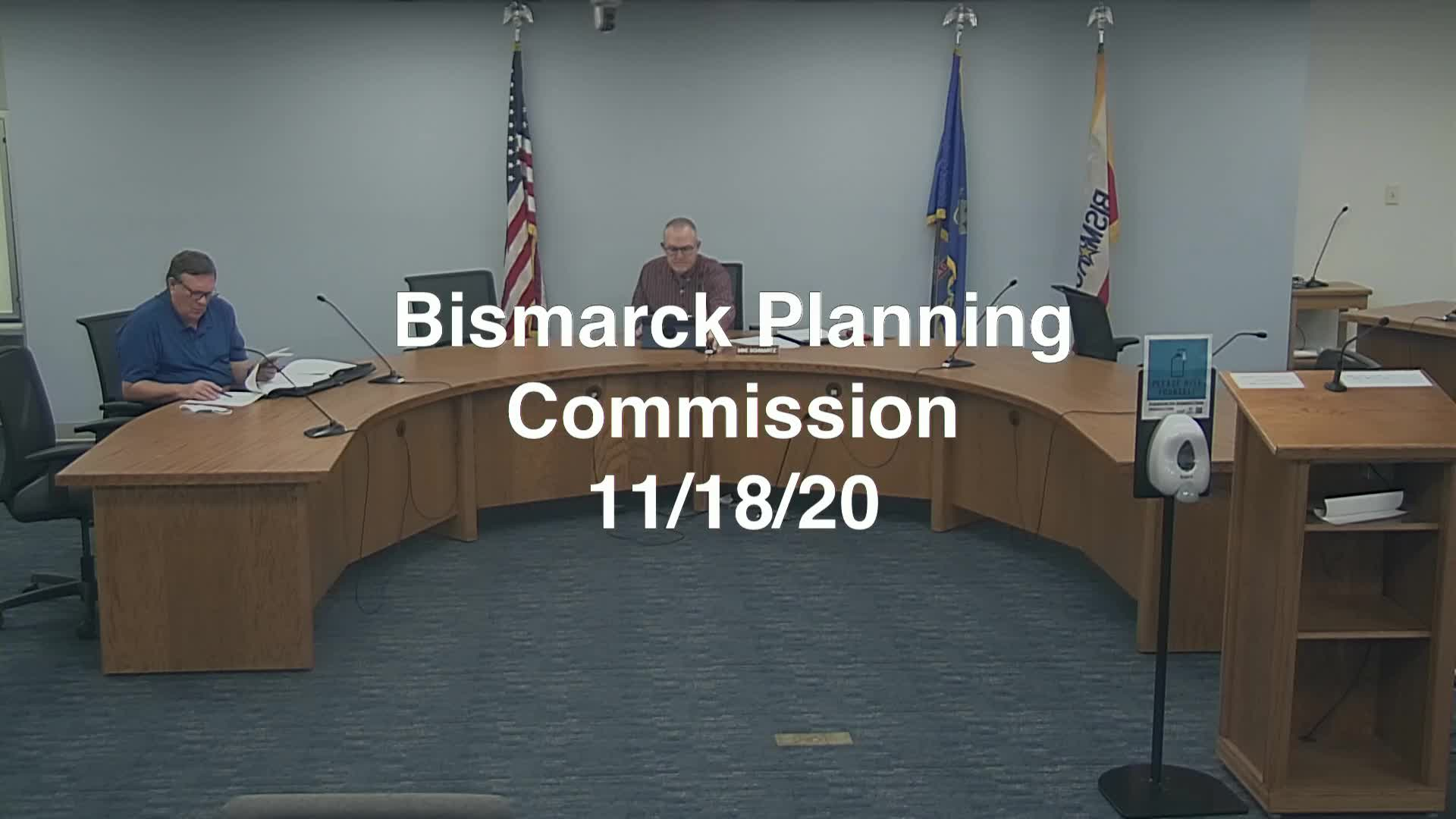 Bismarck City Planning & Zoning Replay 11/18/20