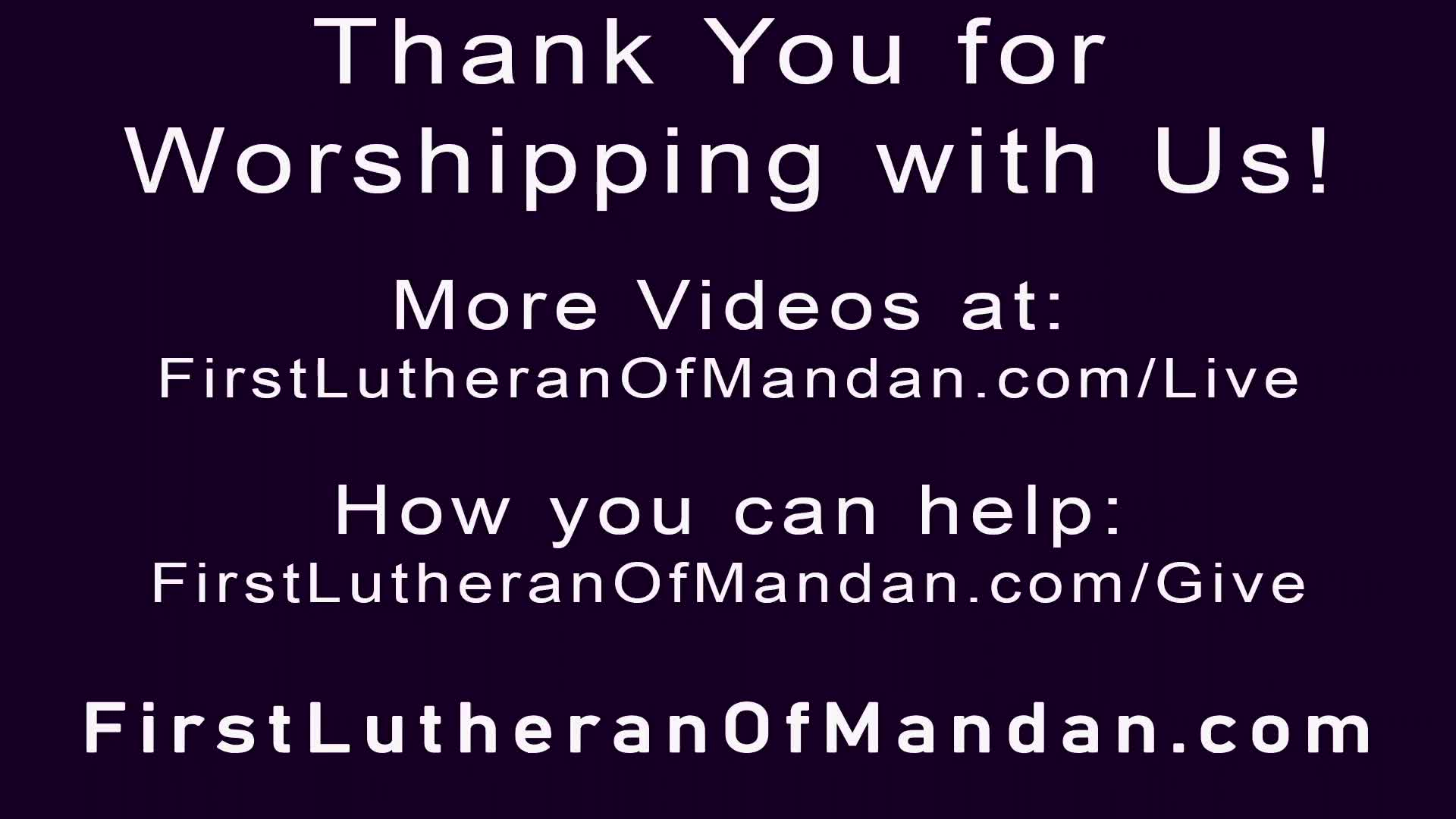 First Lutheran of Mandan
